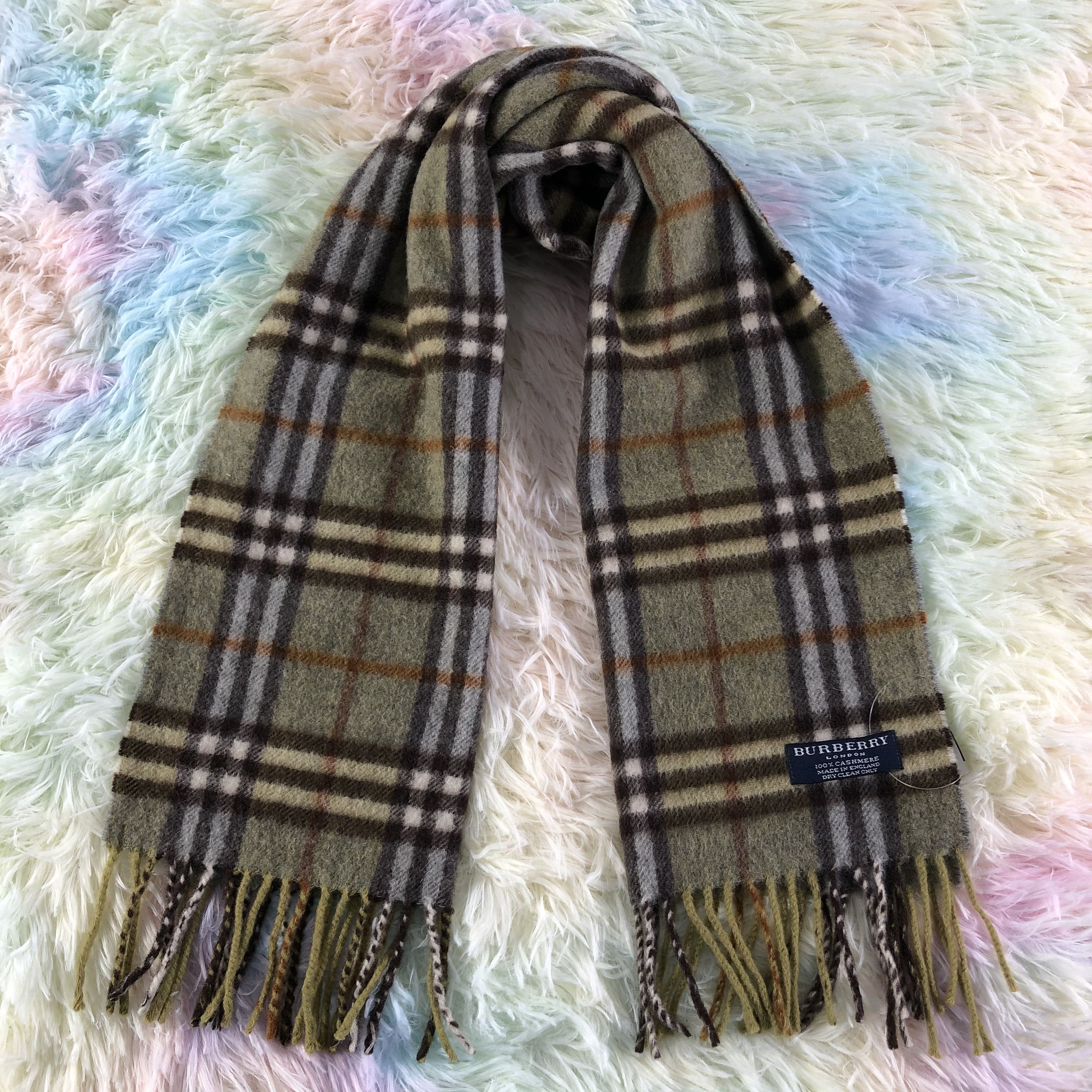 Burberry × Vintage Burberry Scarf / Muffler / Neckwear - KM129 Size ONE SIZE - 1 Thumbnail