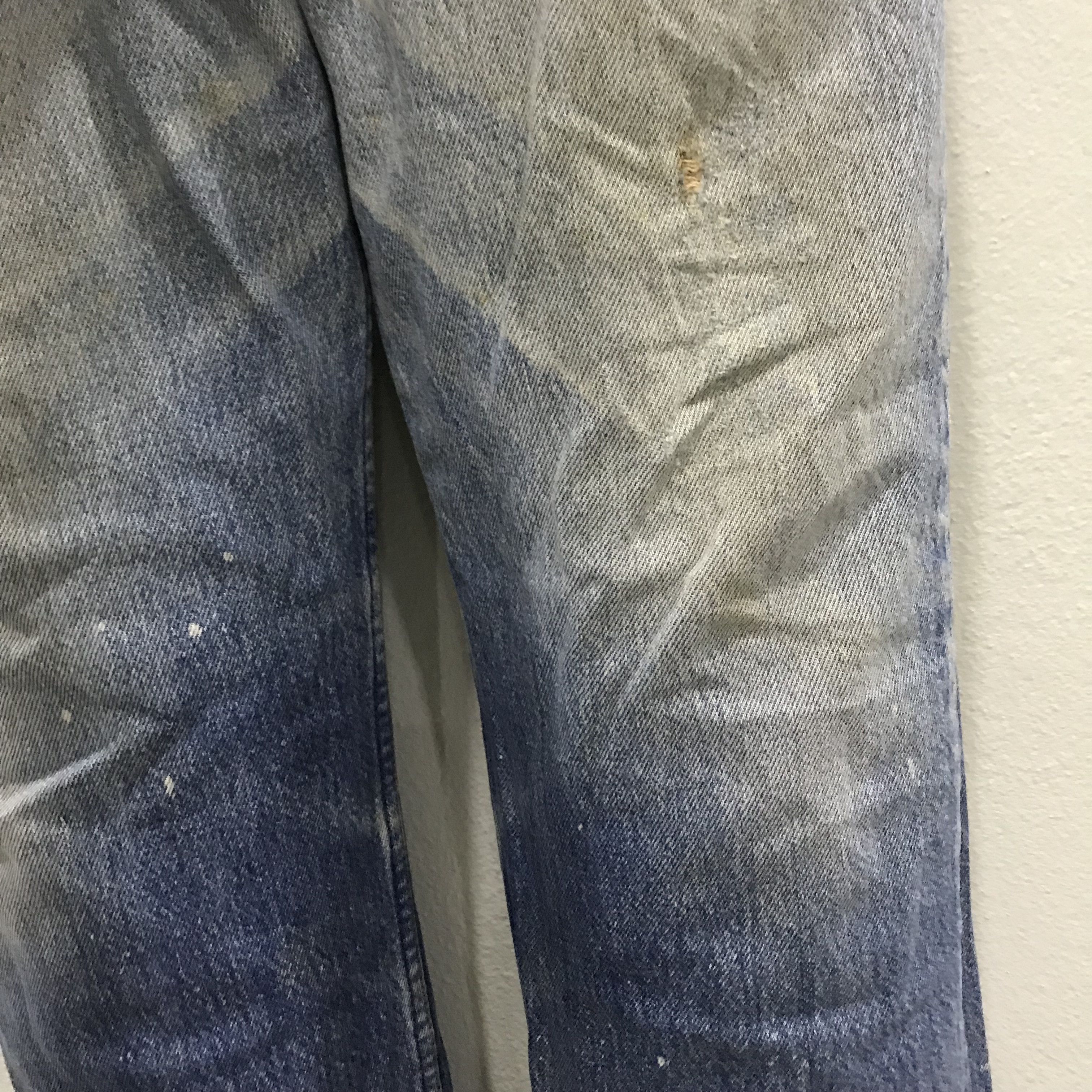 Levi's Vintage 90s Levi’s 501 Straight Leg Jeans Fade Blue Size US 31 - 9 Thumbnail