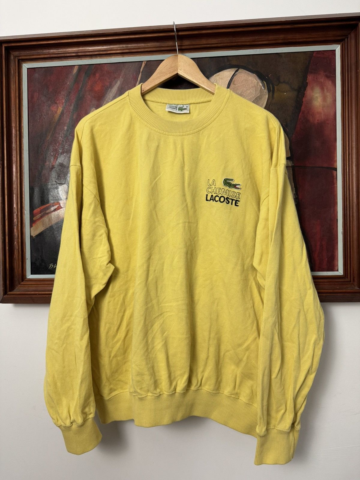 Lacoste Lacoste Vintage Sweater Crewneck 90s Casual La Chemise Size US L / EU 52-54 / 3 - 1 Thumbnail