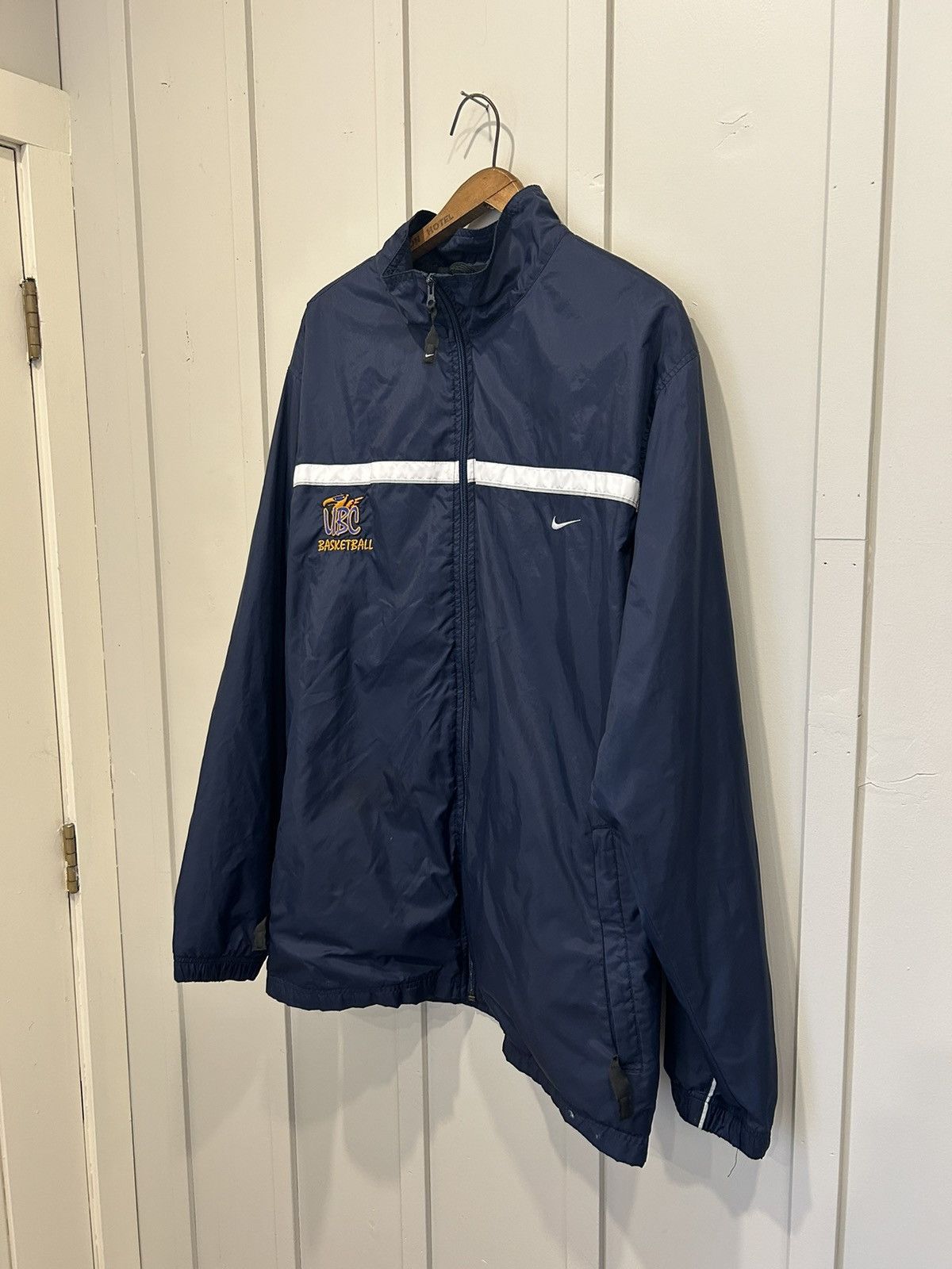 Nike × Vintage 1990s Vintage Nike University Jacket Size US XL / EU 56 / 4 - 2 Thumbnail