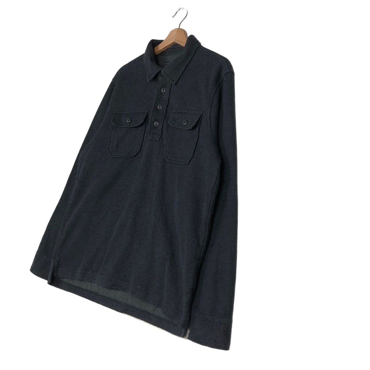 Japanese Brand 🔥Vintage Anorak Collar Jacket L.L.Bean Rich Black Size US M / EU 48-50 / 2 - 2 Thumbnail