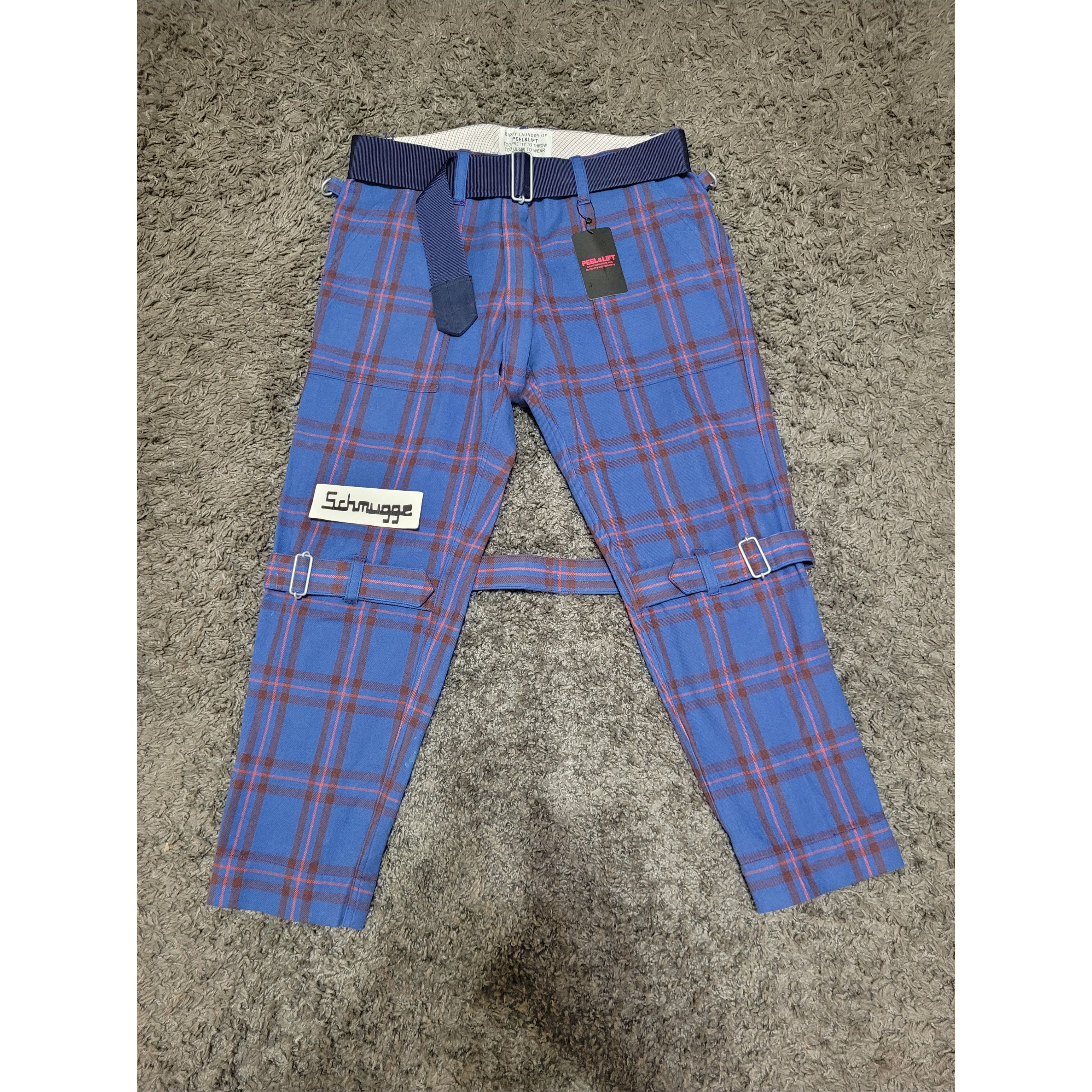 PEEL&LIFT PEEL&LIFT ELLIOT TARTAN PLAID BONDAGE PANTS MODERN KILT Size US 34 / EU 50 - 1 Thumbnail