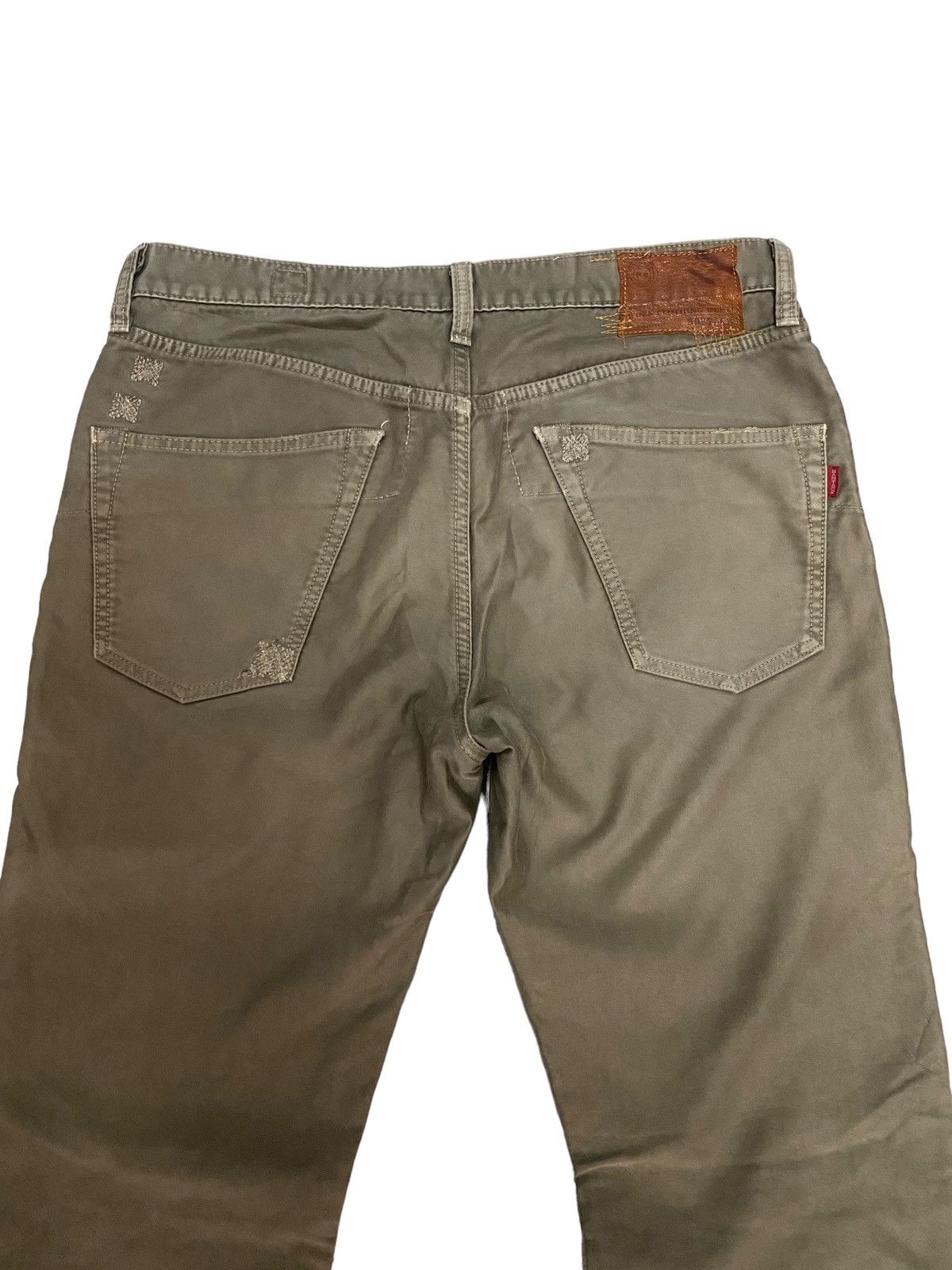 Japanese Brand × Vintage Vintage Bartack Japanese Distress Pants Size US 32 / EU 48 - 3 Thumbnail