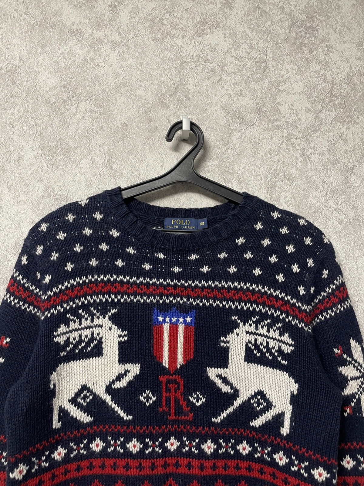 Polo Ralph Lauren Vintage Polo Ralph Lauren Snowflake Reindeer Sweater USA Size US S / EU 44-46 / 1 - 2 Thumbnail