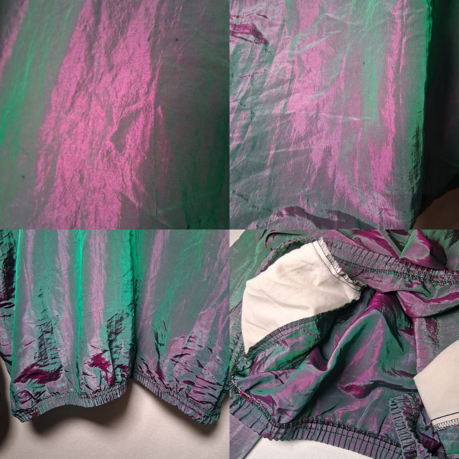 Vintage VINTAGE Volley Air Gear Windbreaker Jacket One Size Men Green Iridescent 90s Beach Florida 1/4 zip Size US M / EU 48-50 / 2 - 10 Thumbnail