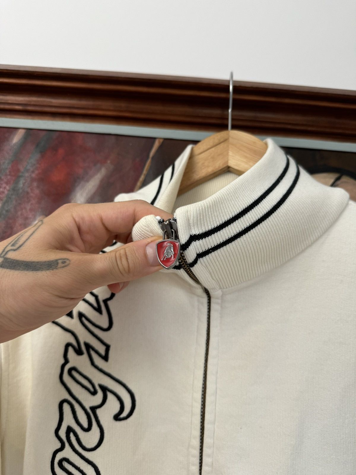 Tonino Lamborghini Tonino Lamborghini Vintage Y2k Racing Zip Sweatshirt Racing Size US S / EU 44-46 / 1 - 6 Thumbnail