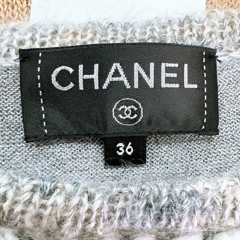 Chanel Chanel 16A metres gray shawl thick crochet knitted sweater Size XS / US 0-2 / IT 36-38 - 5 Thumbnail