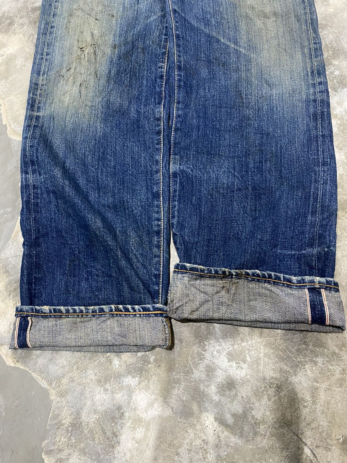 Kapital Vintage Edwin 505 SXR Distressed Special Made Selvedge Jeans Size US 31 - 6 Thumbnail