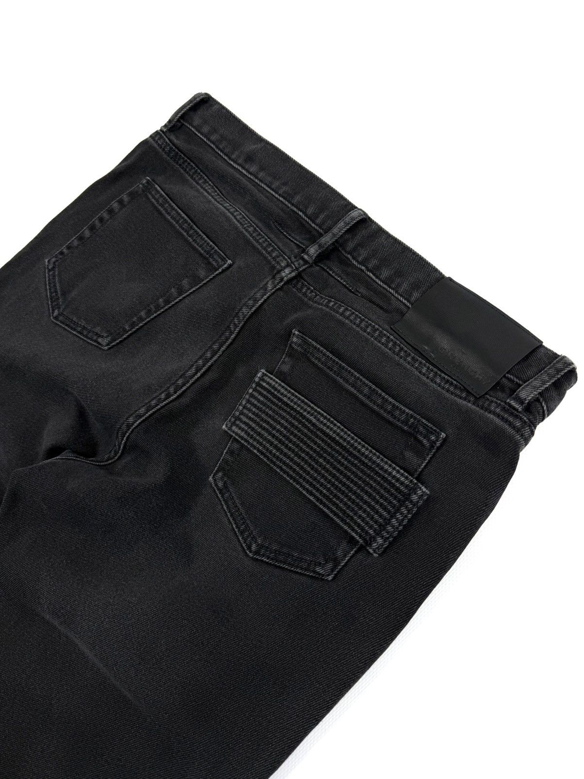 Givenchy Givenchy Zip Biker Black Jeans Washed Moto Archive Designer Size US 30 / EU 46 - 10 Thumbnail