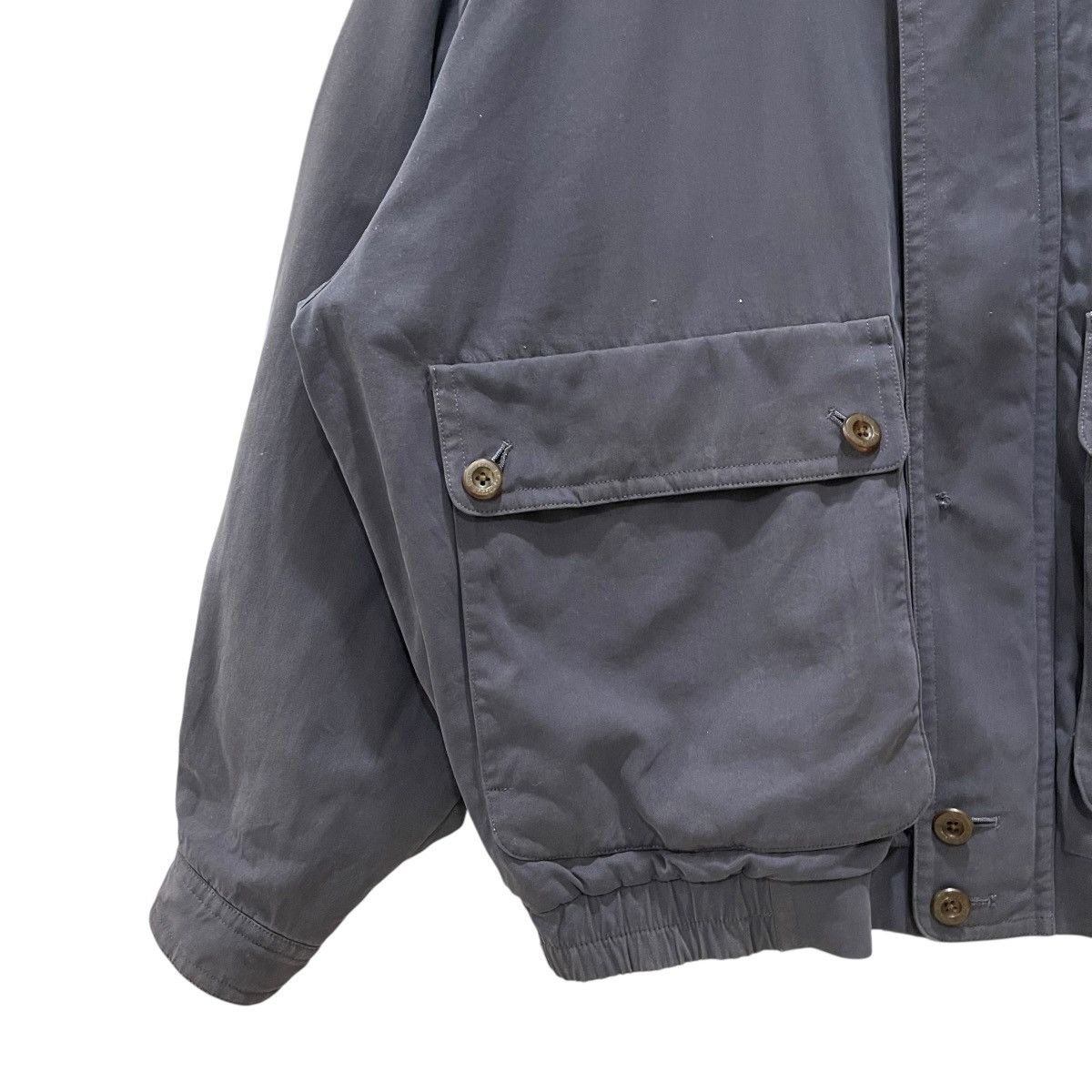 Burberry Vintage 80s Burberrys Burberry London Bomber Jacket Size US L / EU 52-54 / 3 - 6 Thumbnail