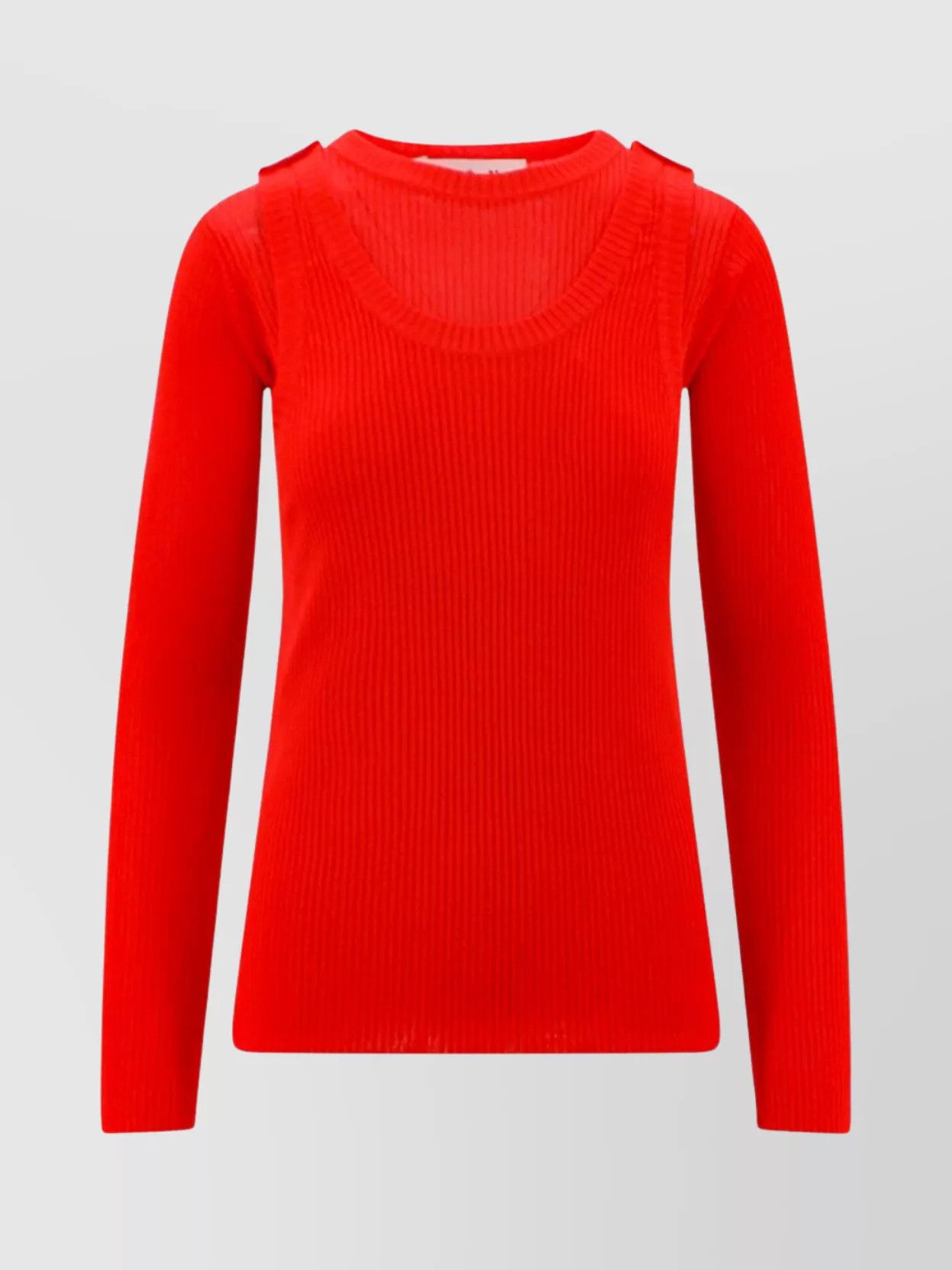 Marni o1y1125 Crewneck Sweater in Tomato Red Size M / US 6-8 / IT 42-44 - 1 Thumbnail
