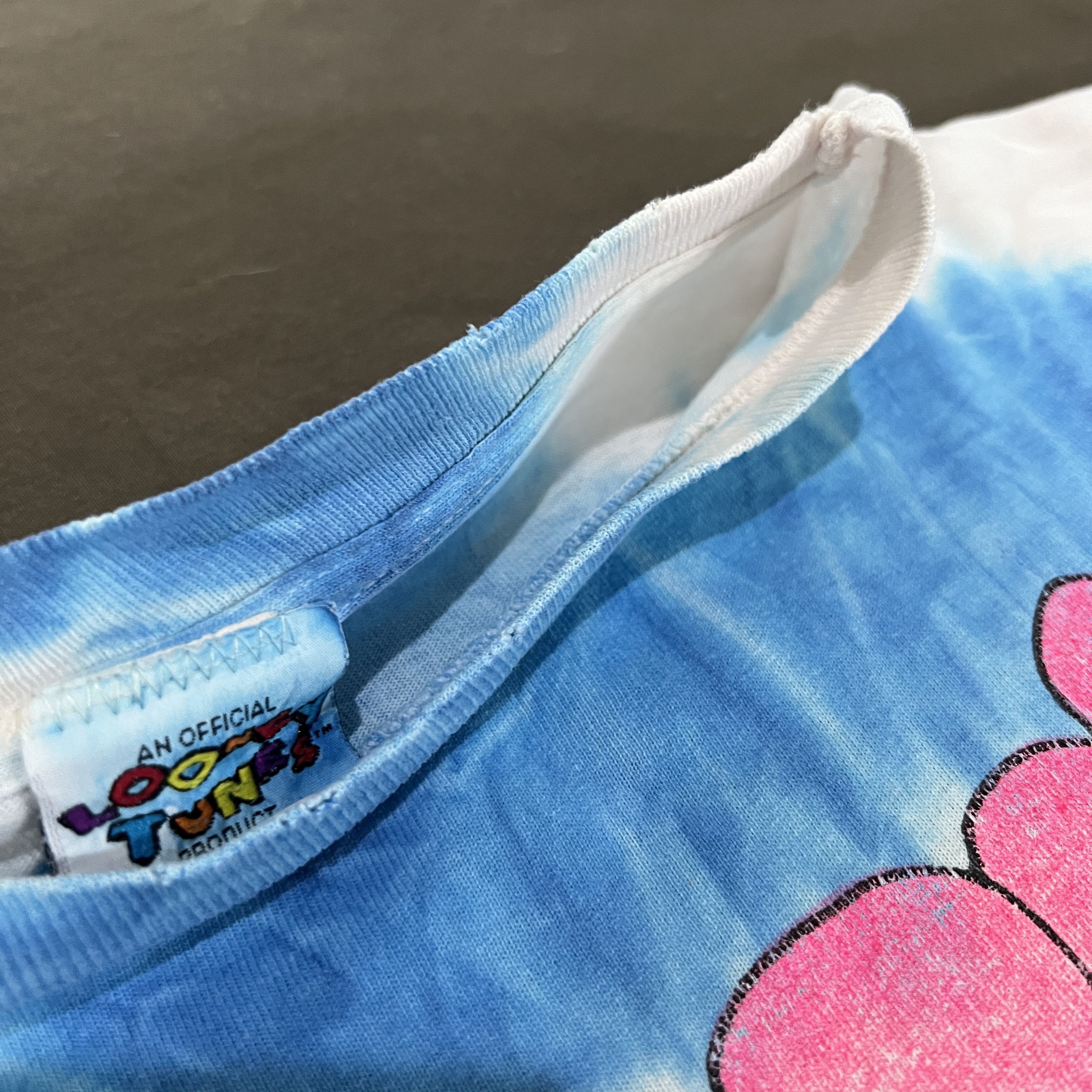 Disney Vintage 90s Looney Tunes Tee Freeze Tweety Taz Tie Dye Size US XL / EU 56 / 4 - 9 Thumbnail