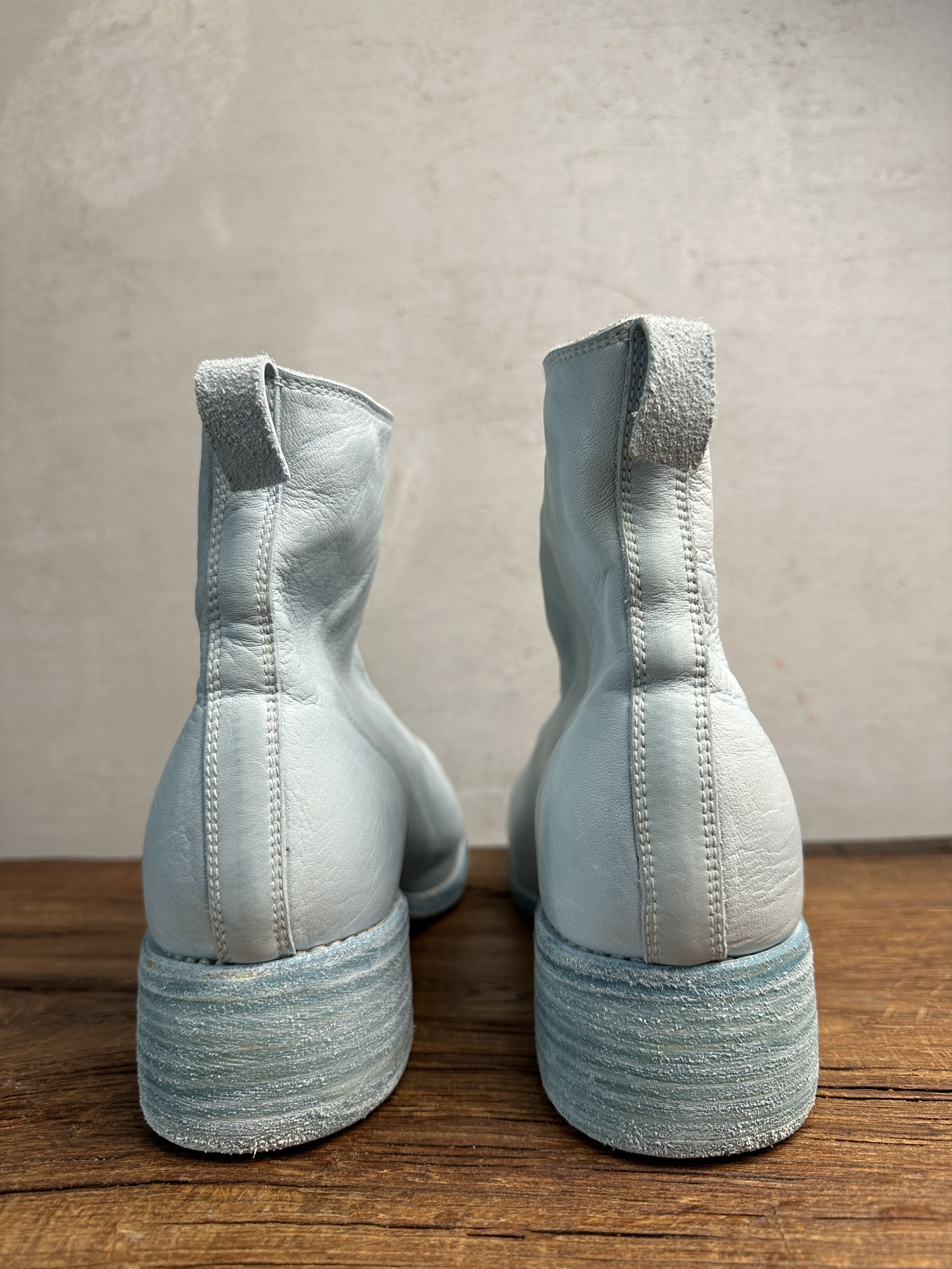 Guidi Guidi PL1 Front Zip Light Blue Leather Boots Size US 9 / IT 39 - 4 Thumbnail
