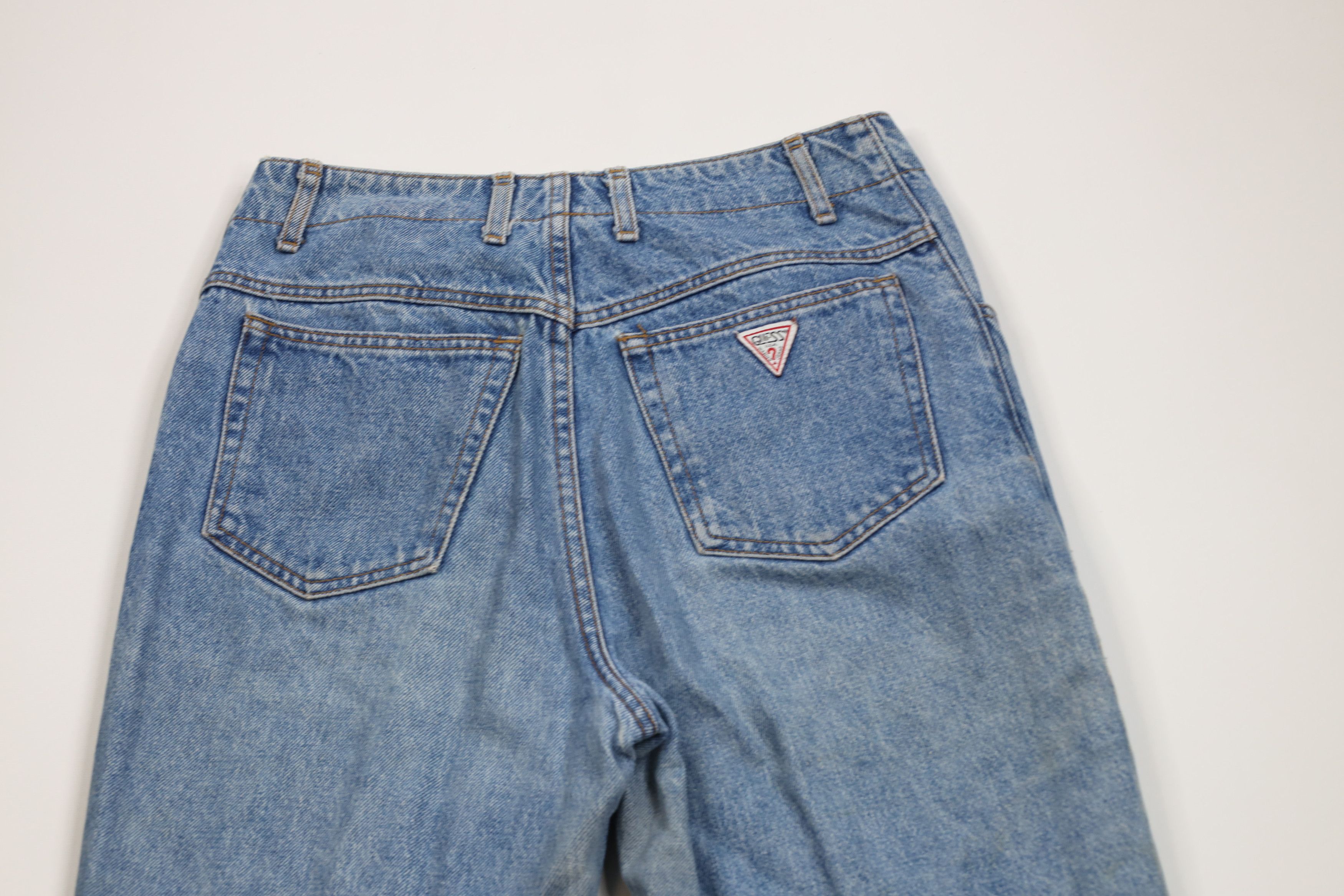 Guess × Vintage Vintage 90s Guess Tapered Leg Button Fly Denim Jeans USA Size US 30 / EU 46 - 12 Thumbnail