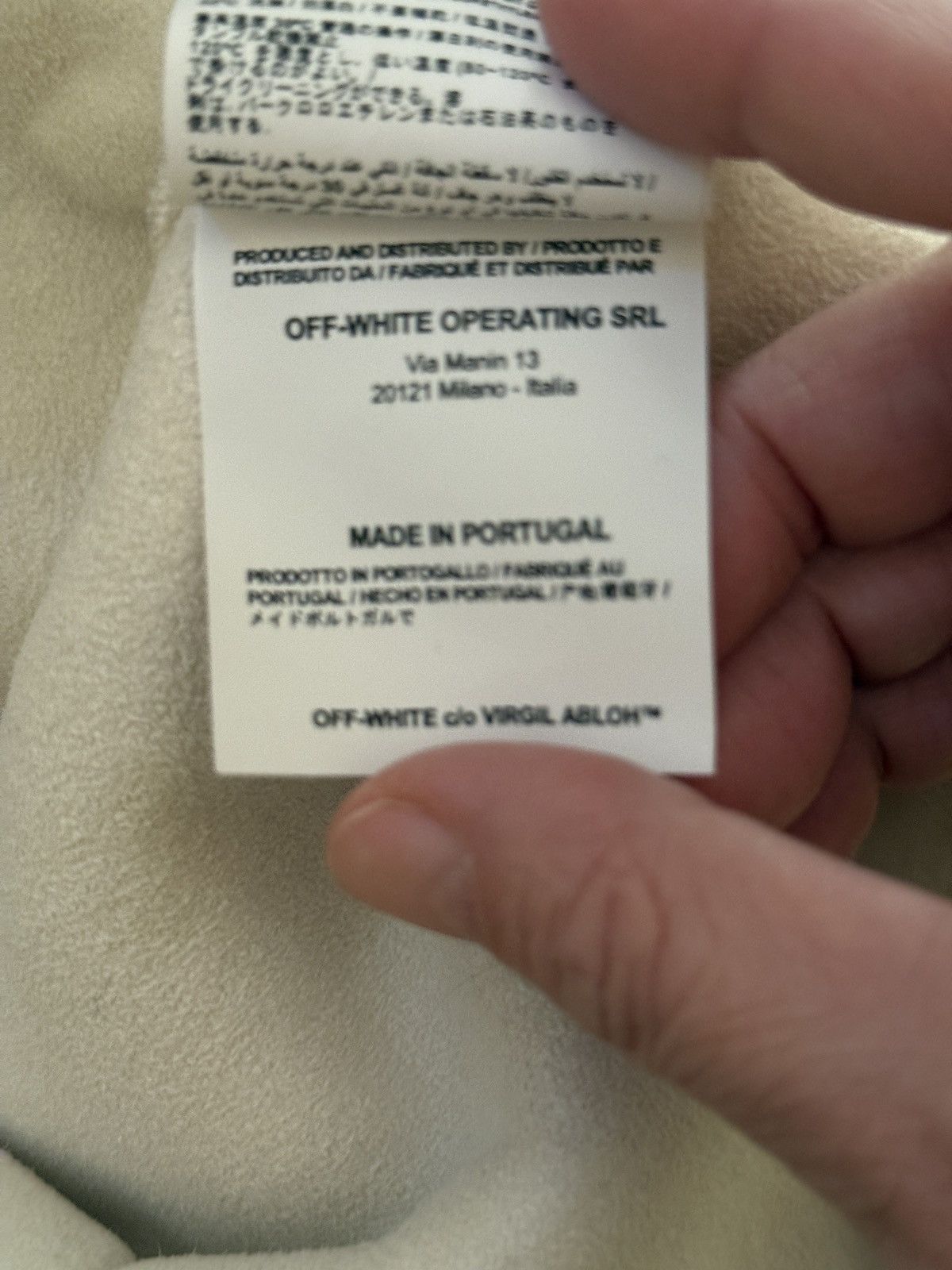 Off-White Off white faux shearling sweatshirt Size US XS / EU 42 / 0 - 5 Thumbnail