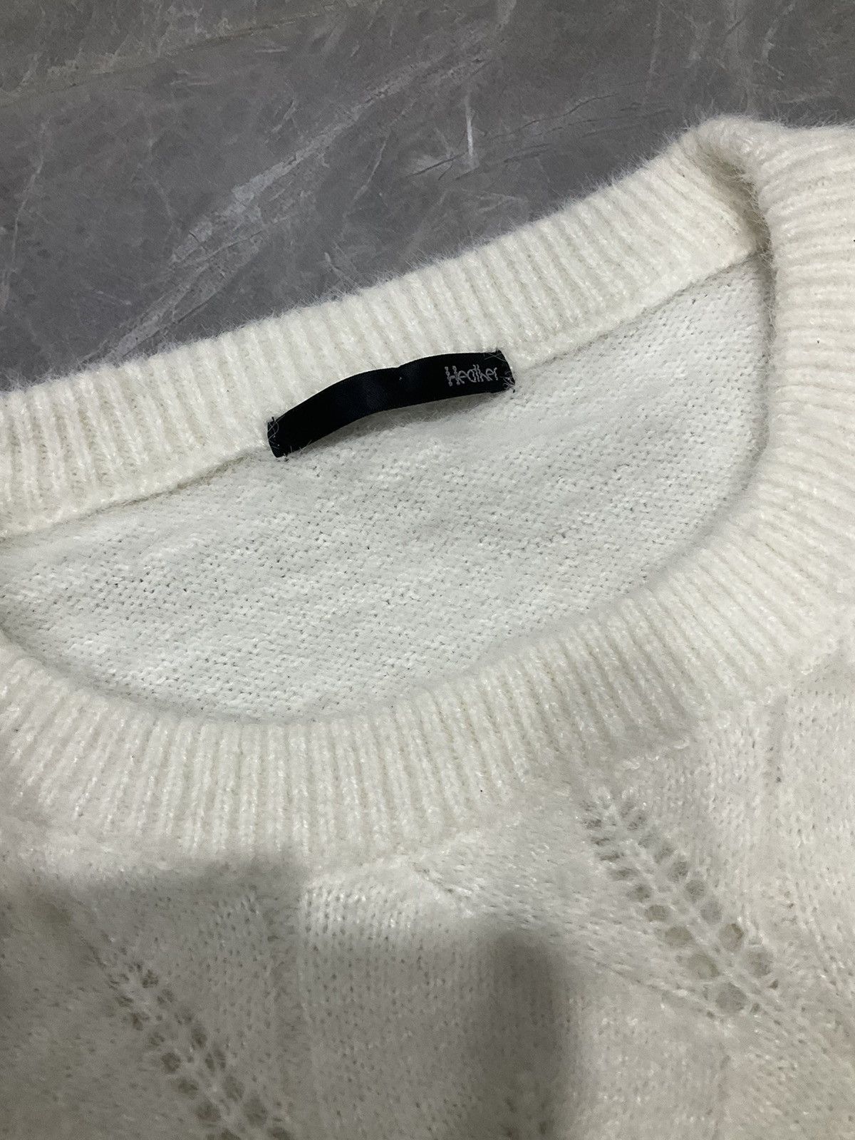 Aran Isles Knitwear × Vintage Vintage Heather mo - hair knitwear Size US S / EU 44-46 / 1 - 6 Thumbnail