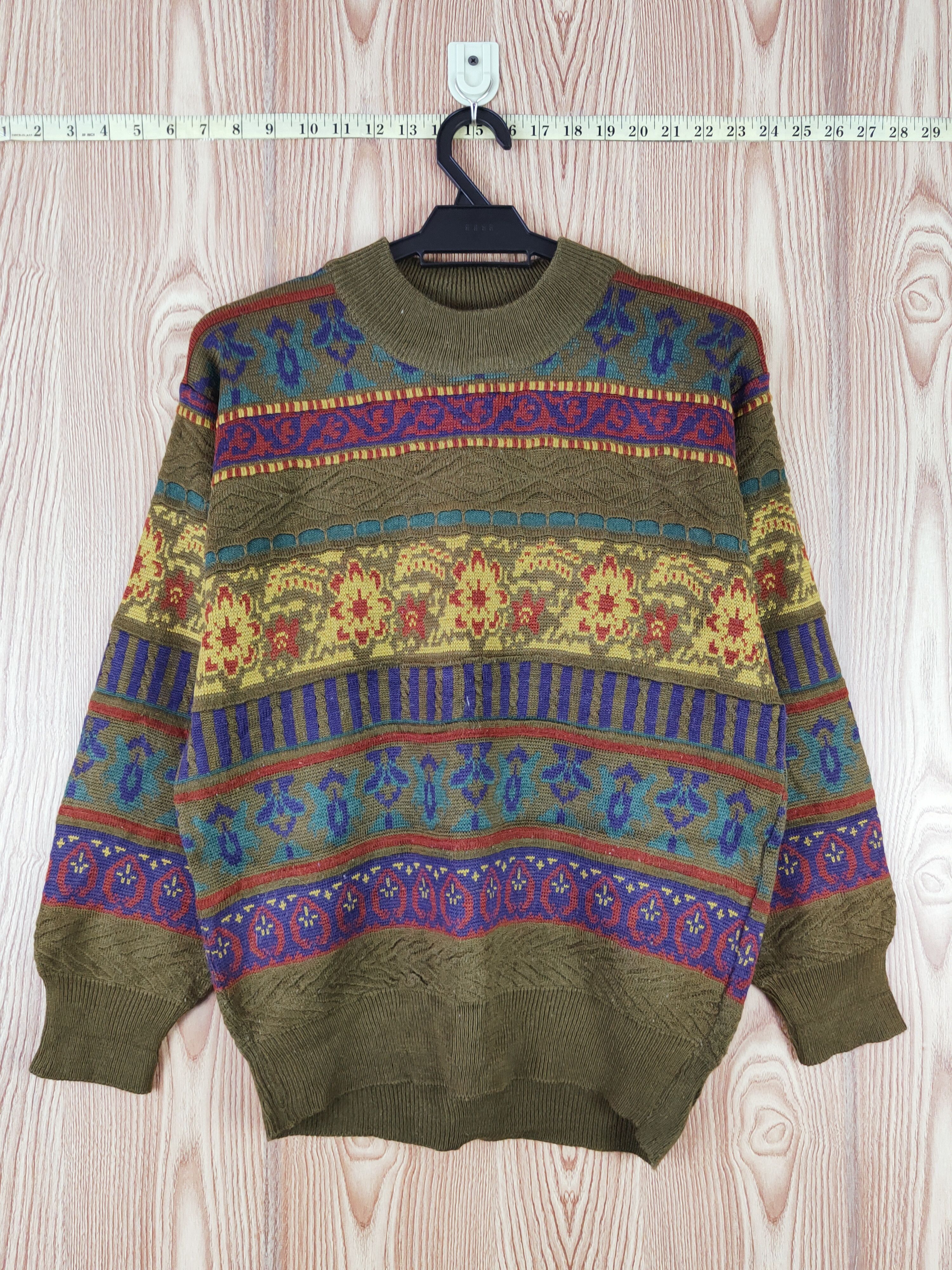 Homespun Knitwear Charlook Olive Knitwear Sweatshirts #W558 Size US M / EU 48-50 / 2 - 1 Thumbnail
