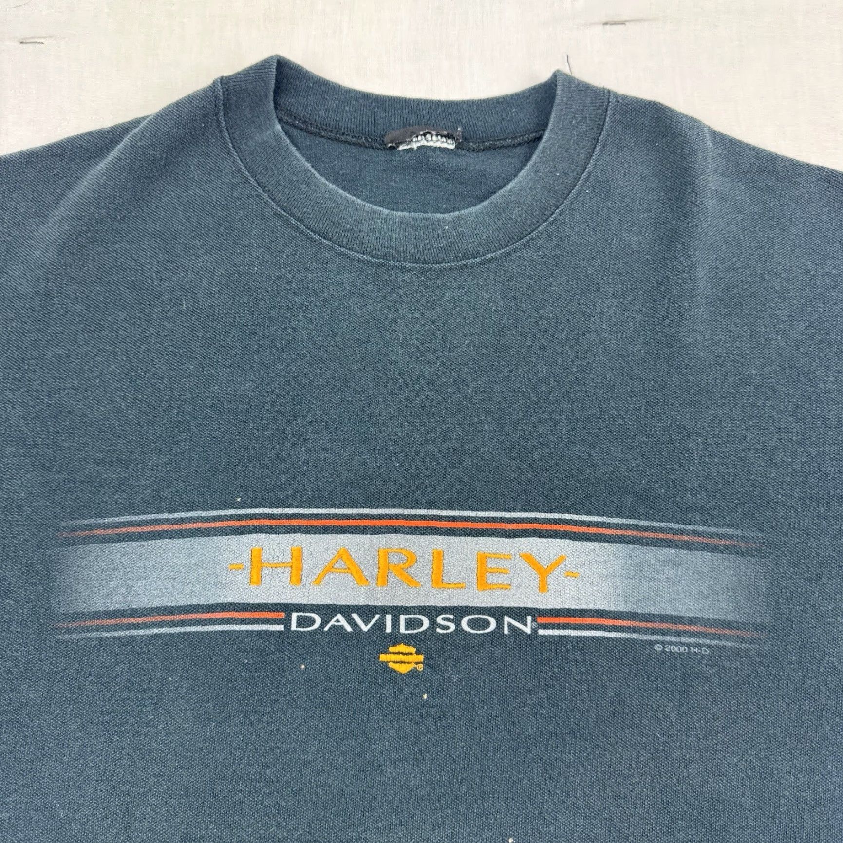 Harley Davidson VINTAGE Harley-Davidson T Shirt Adult Medium Biker Motorcycle Punk Hipster Y2K Mens M Black Size US M / EU 48-50 / 2 - 3 Thumbnail