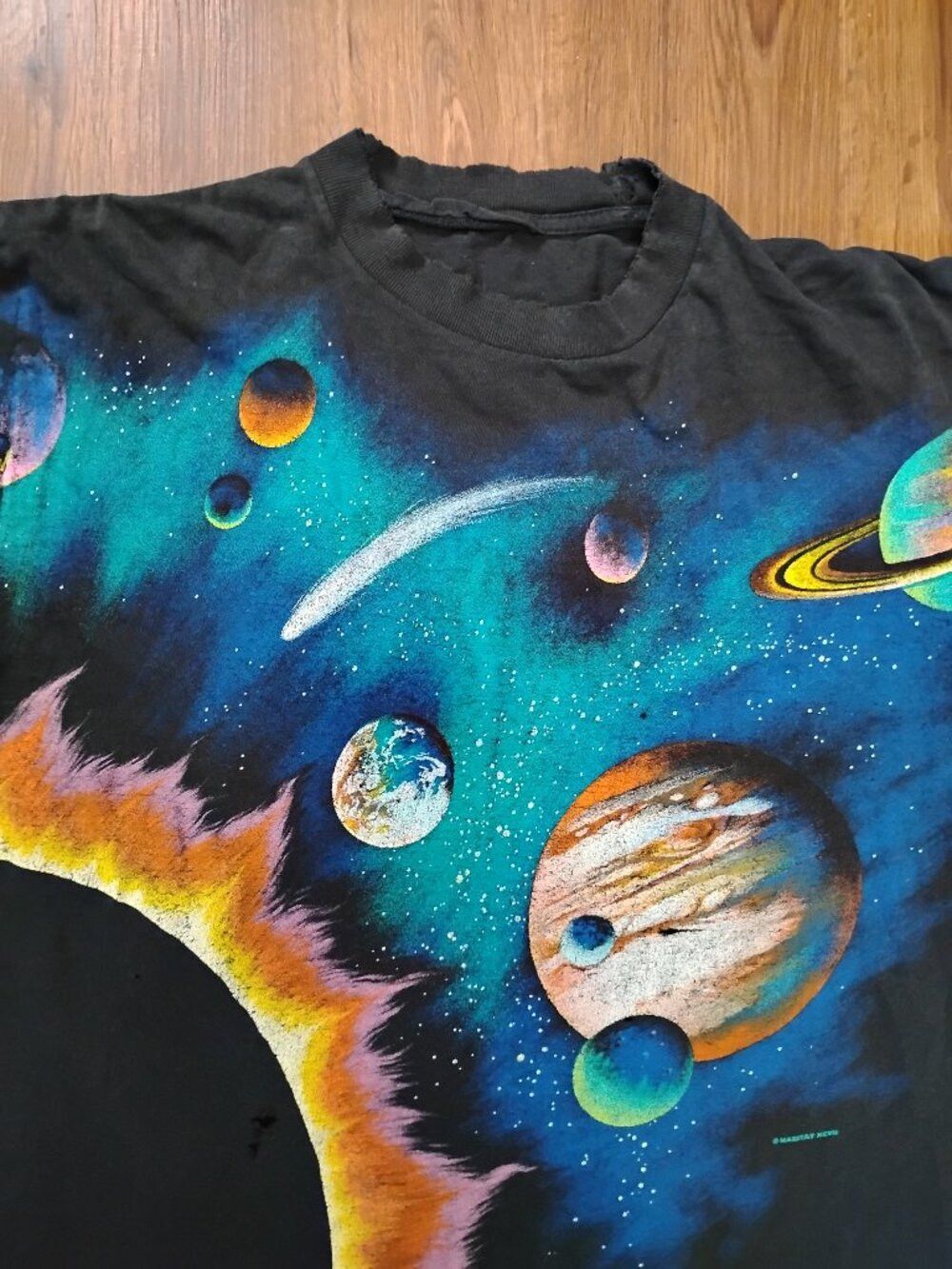 Habitat Vintage Habitat Solar System Planets AOP T-Shirt Distressed Size US XL / EU 56 / 4 - 1 Thumbnail