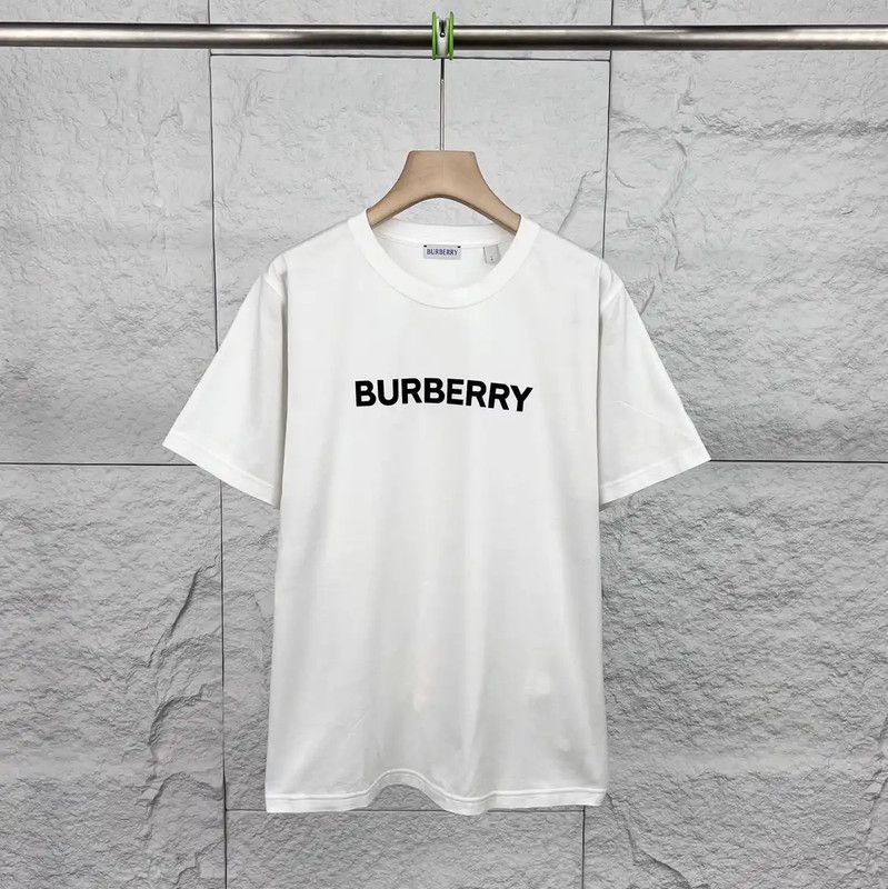 Burberry Burberry White Cotton Men's T-Shirt Size US L / EU 52-54 / 3 - 1 Thumbnail