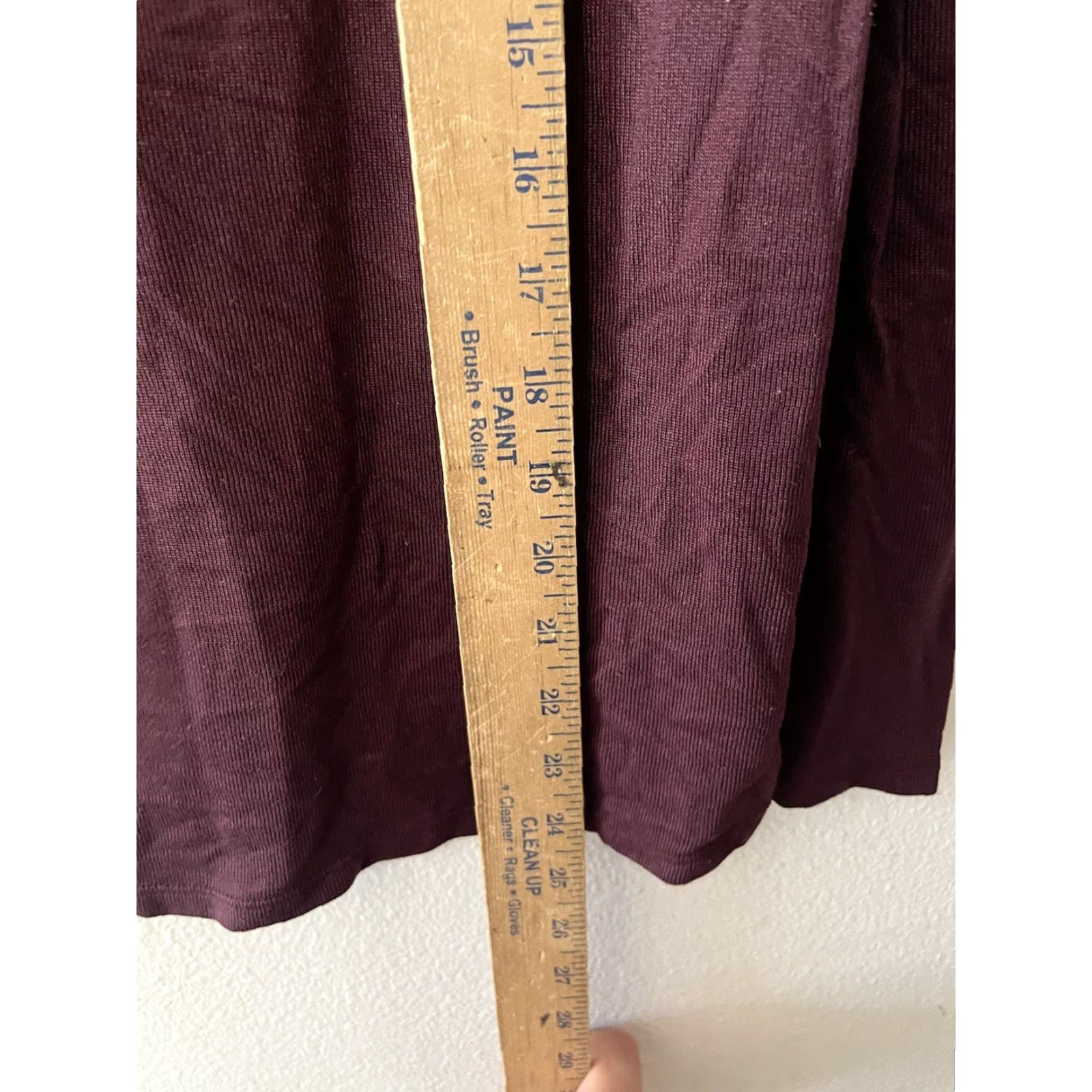 American Eagle Outfitters AMERICAN EAGLE Maroon Crew Neck Long Sleeve T-Shirt Women XS Red Basic Size XS / US 0-2 / IT 36-38 - 4 Thumbnail