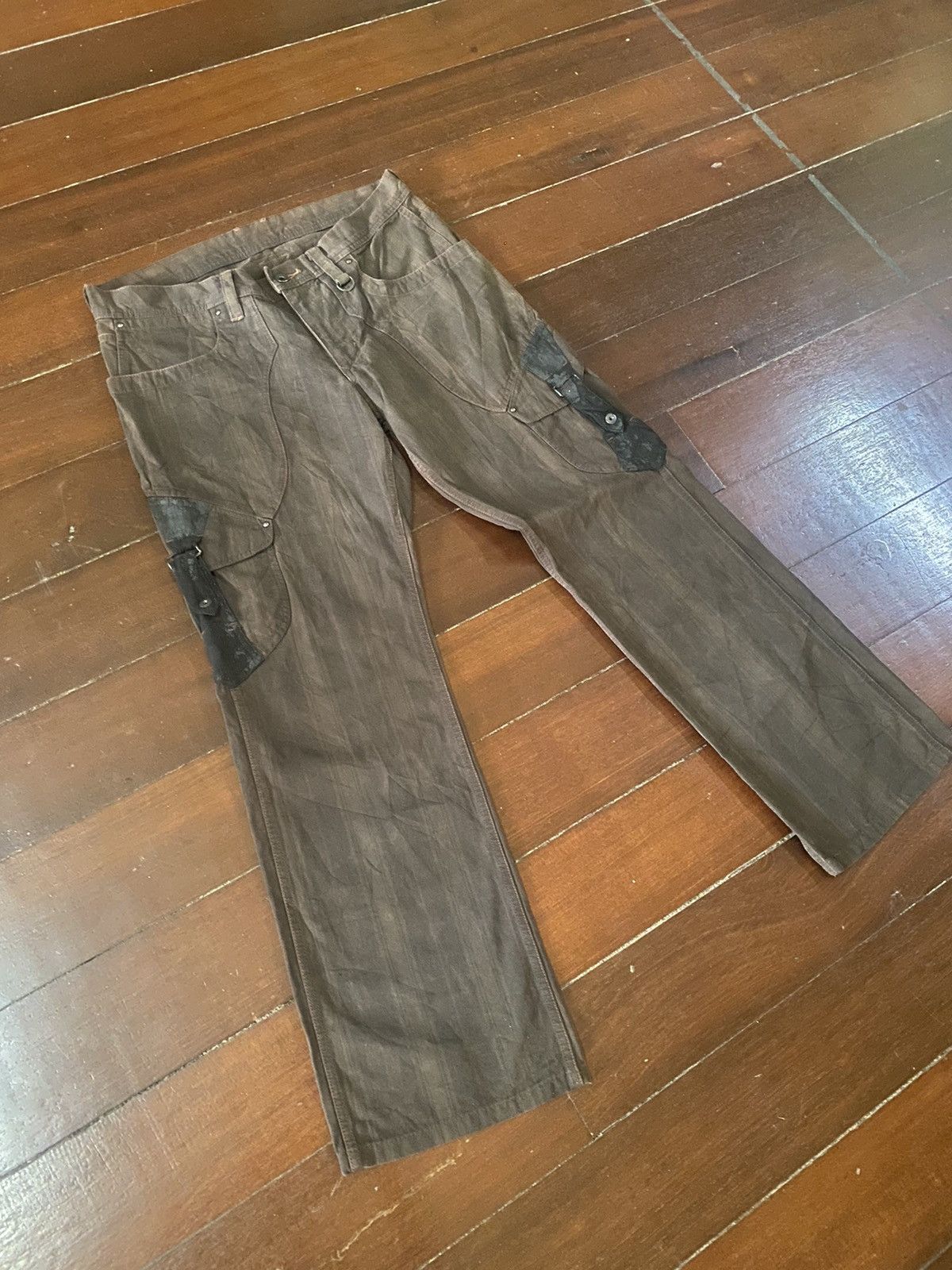HIDEAWAYS × Vintage Vintage Hideways Nicole rare pocket pants boot cut wide leg Size US 34 / EU 50 - 2 Thumbnail