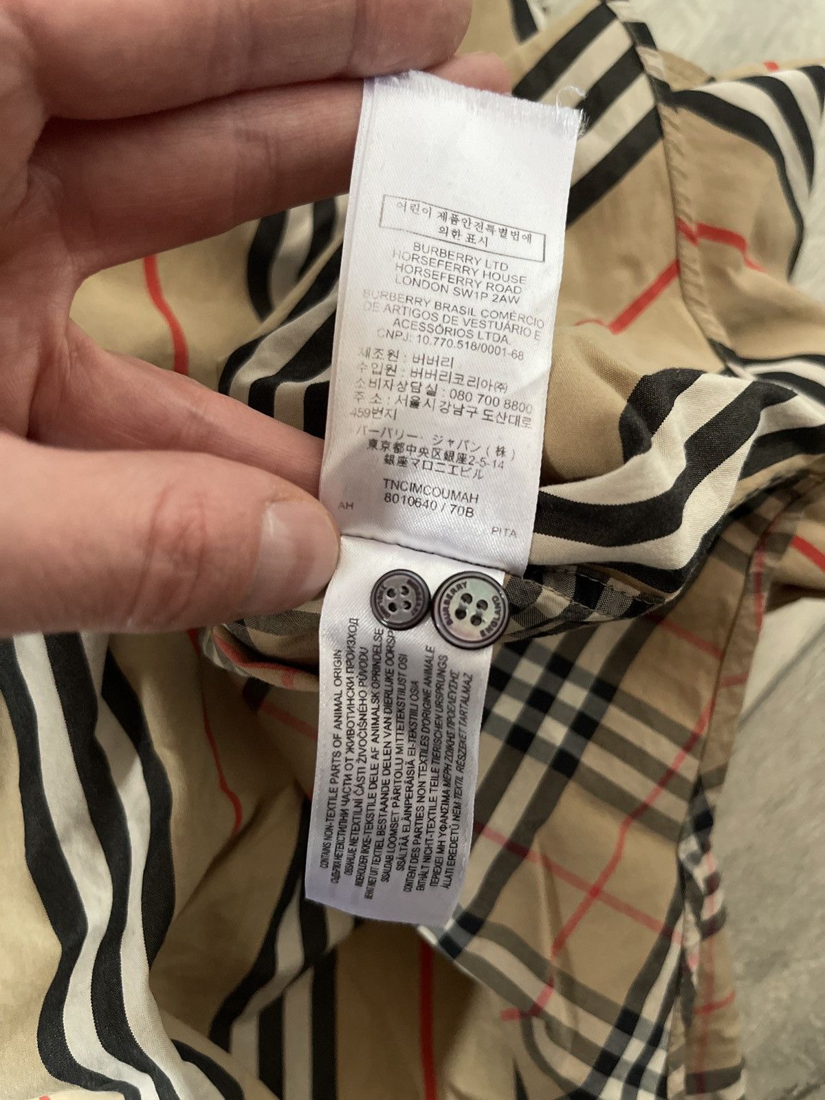 Burberry Original Burberry men’s shirt, size „M”. Size US M / EU 48-50 / 2 - 8 Thumbnail
