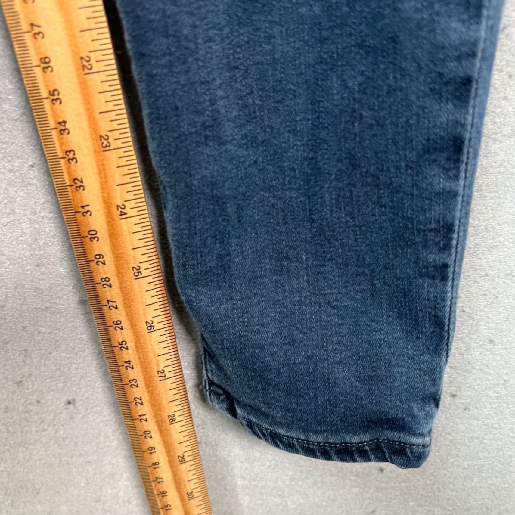 Frame FRAME Jeans Skinny High-Rise Blue Denim Womens Size 26- Waist 25 in 5-Pocket Stretch Size 26" / US 2 / IT 38 - 7 Thumbnail