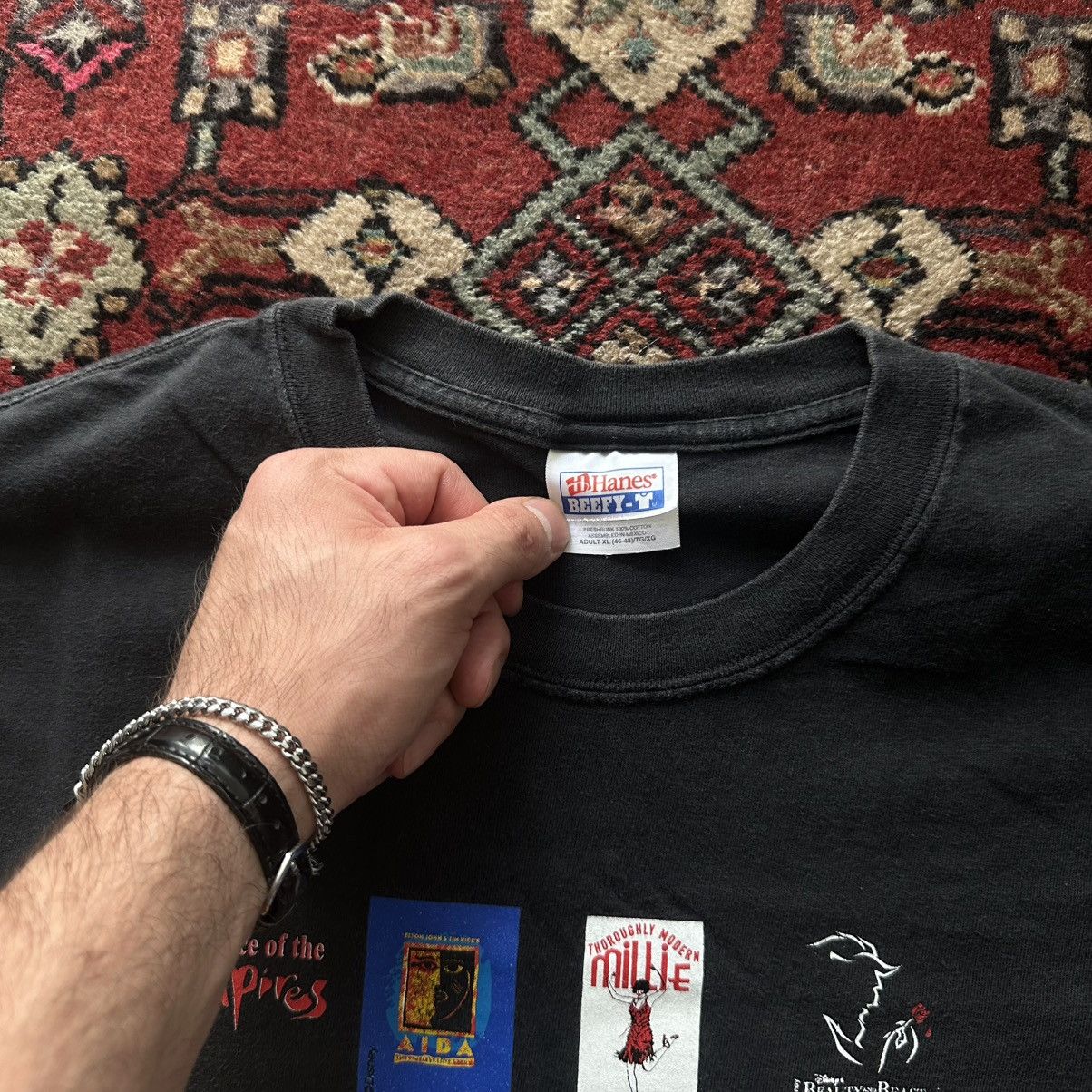 Vintage Vintage 90s Broadway Cares Musical The Full Monty Rent Size US XL / EU 56 / 4 - 6 Thumbnail