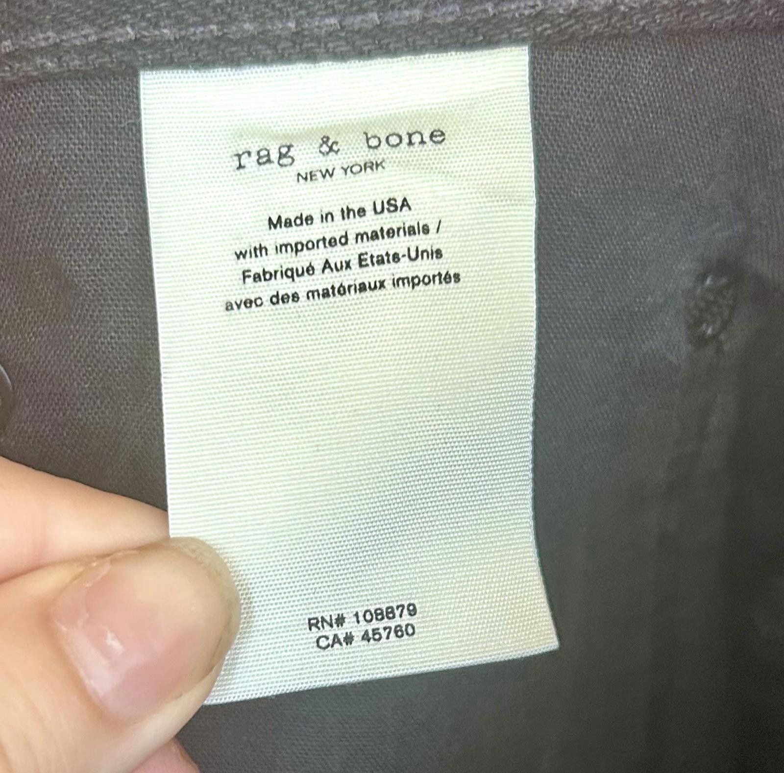 Rag & Bone Rag & Bone Fit 2 Slim Jean Black Men 32x30 Made in USA Denim Size US 32 / EU 48 - 4 Thumbnail