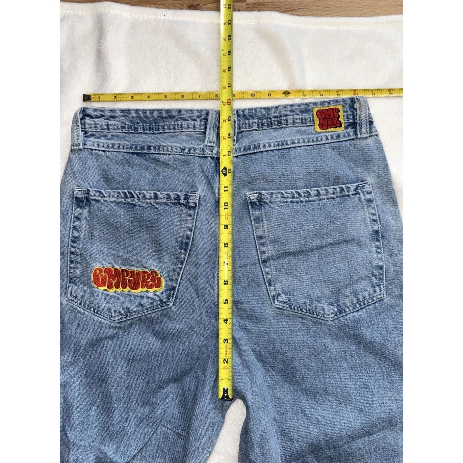 Empyre VINTAGE Empyre Jeans Men’s Relaxed Baggy Skater Jeans 34 Blue Embroidered Size US 34 / EU 50 - 5 Thumbnail