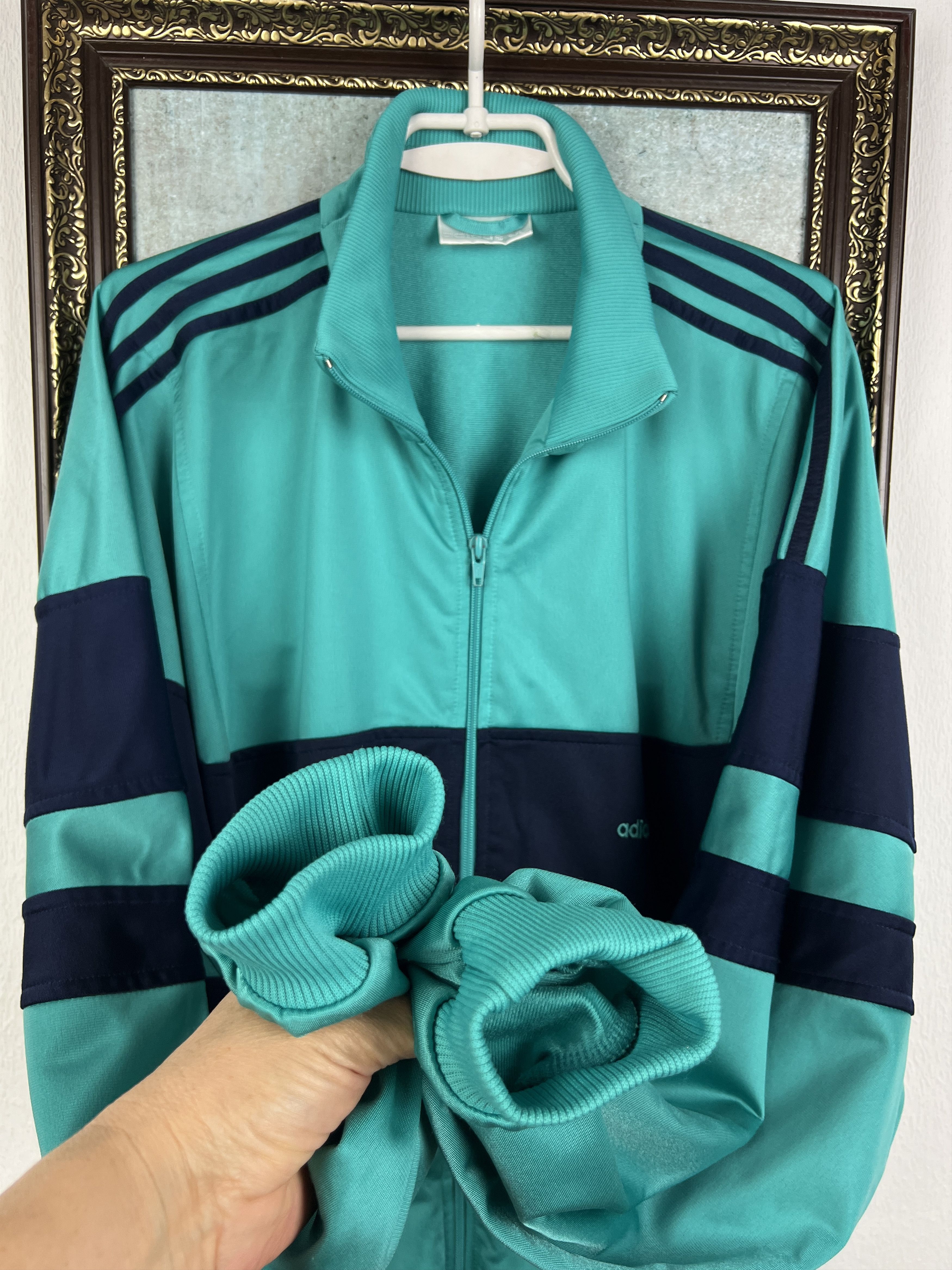 Adidas Vintage 90's Jacket Rare Track Top Y2K Hype Athletic 3XL Size US XXL / EU 58 / 5 - 5 Thumbnail