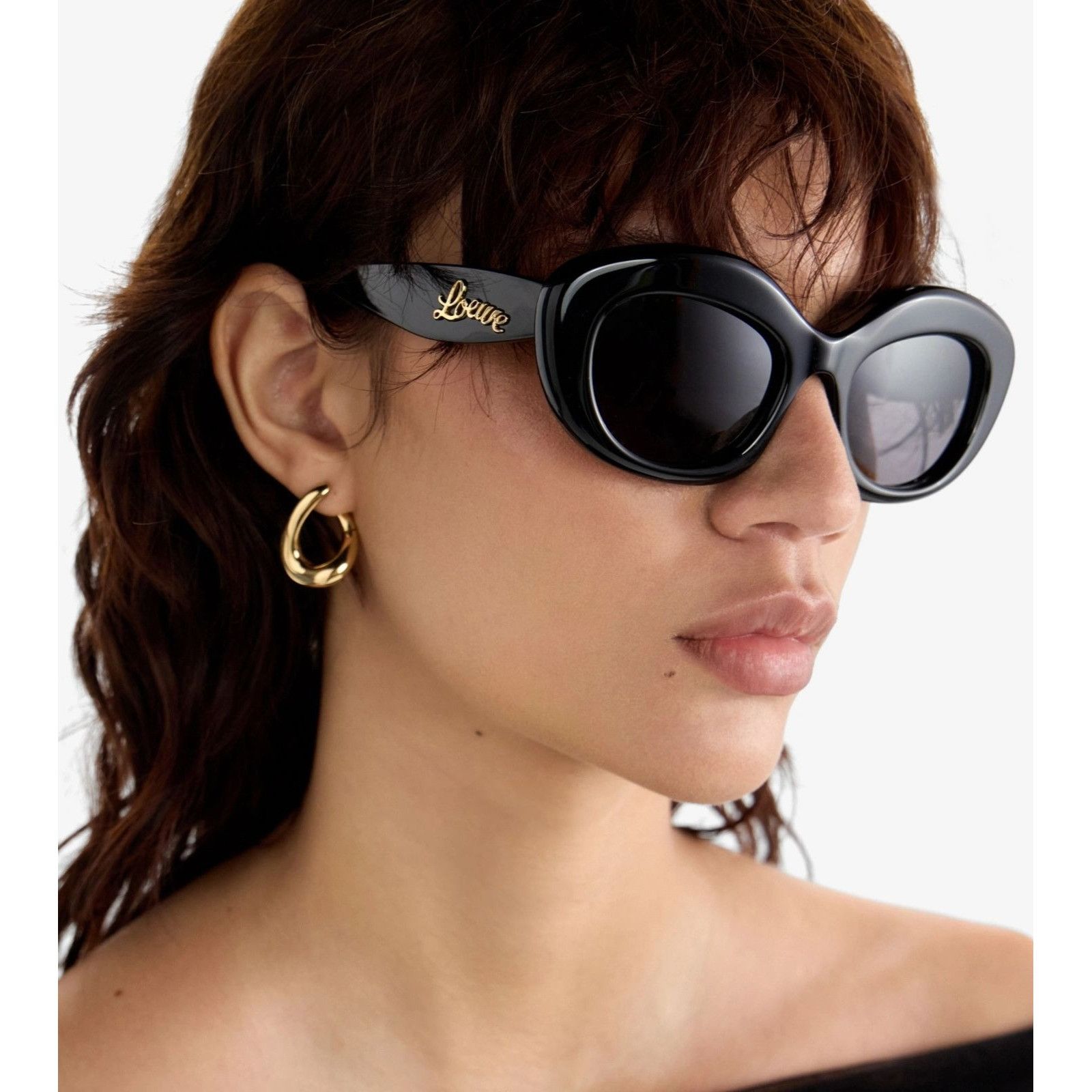 Loewe NEW LW40153I 01A, LOEWE BLACK WOMEN SUNGLASSES LOEWE Size ONE SIZE - 2 Thumbnail