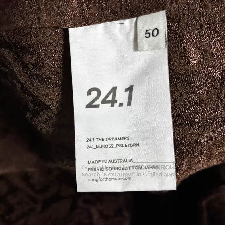 Song For The Mute Song For The Mute Brown Cashew Flower Jacket Size US M / EU 48-50 / 2 - 4 Thumbnail