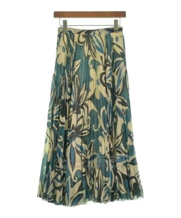 Dries Van Noten Dries Van Noten Floral Pattern Midi Skirt Size 33" - 2 Thumbnail