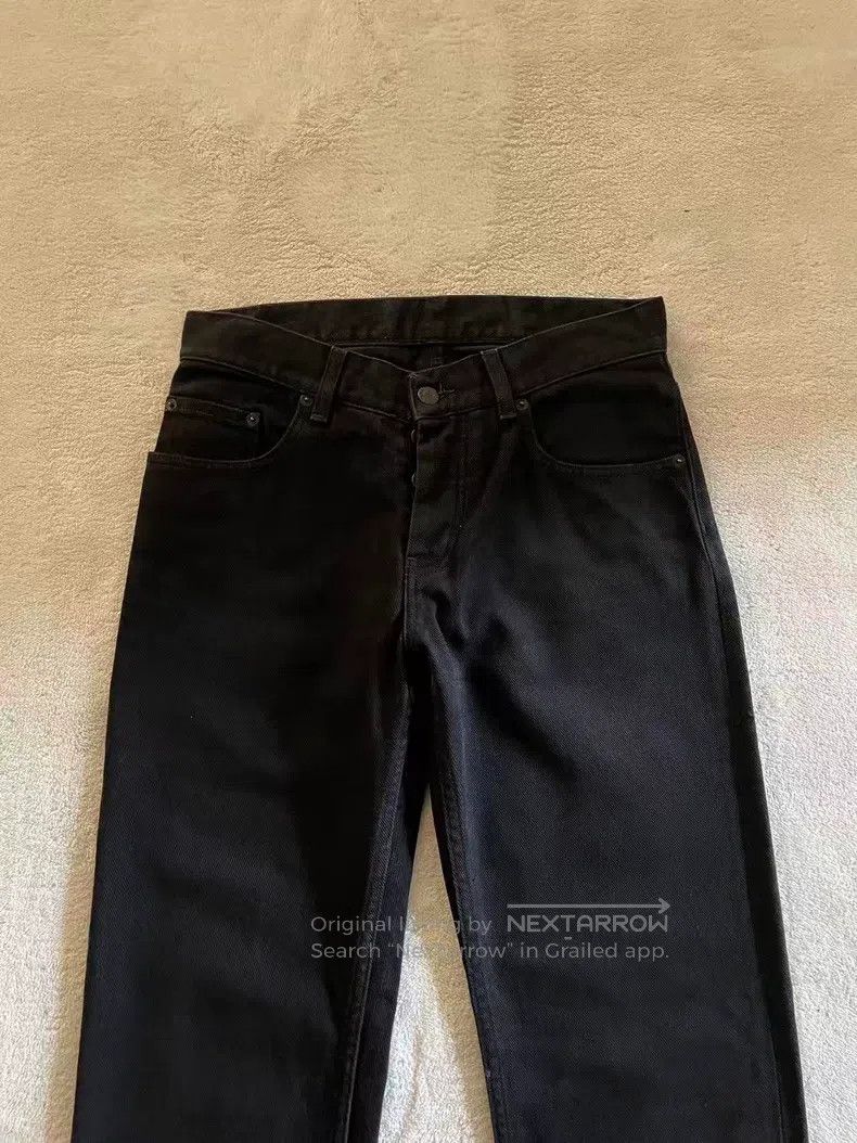 Helmut Lang HELMUT LANG Black Washed Denim Pants Size US 29 - 3 Thumbnail