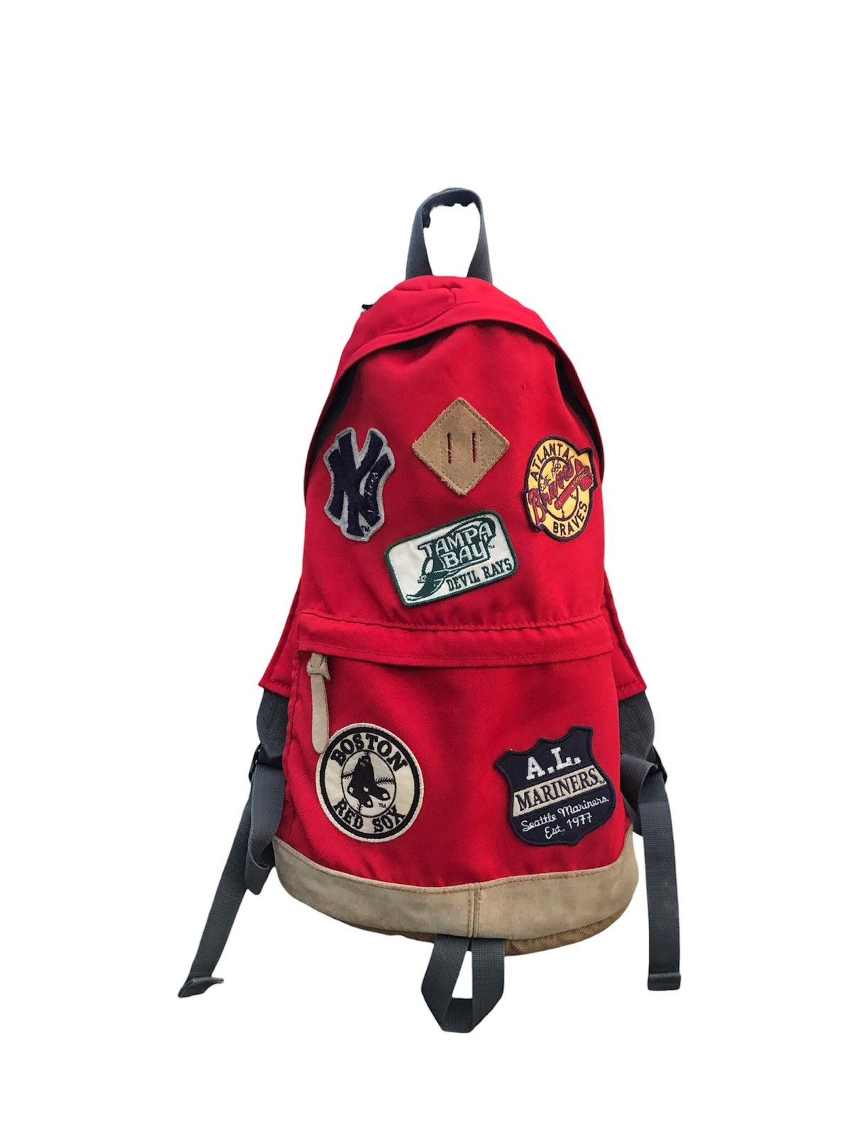 MLB Rare❗️Vintage MLB x Uniqlo Multi Patches Clup Bag Pack Size ONE SIZE - 1 Thumbnail