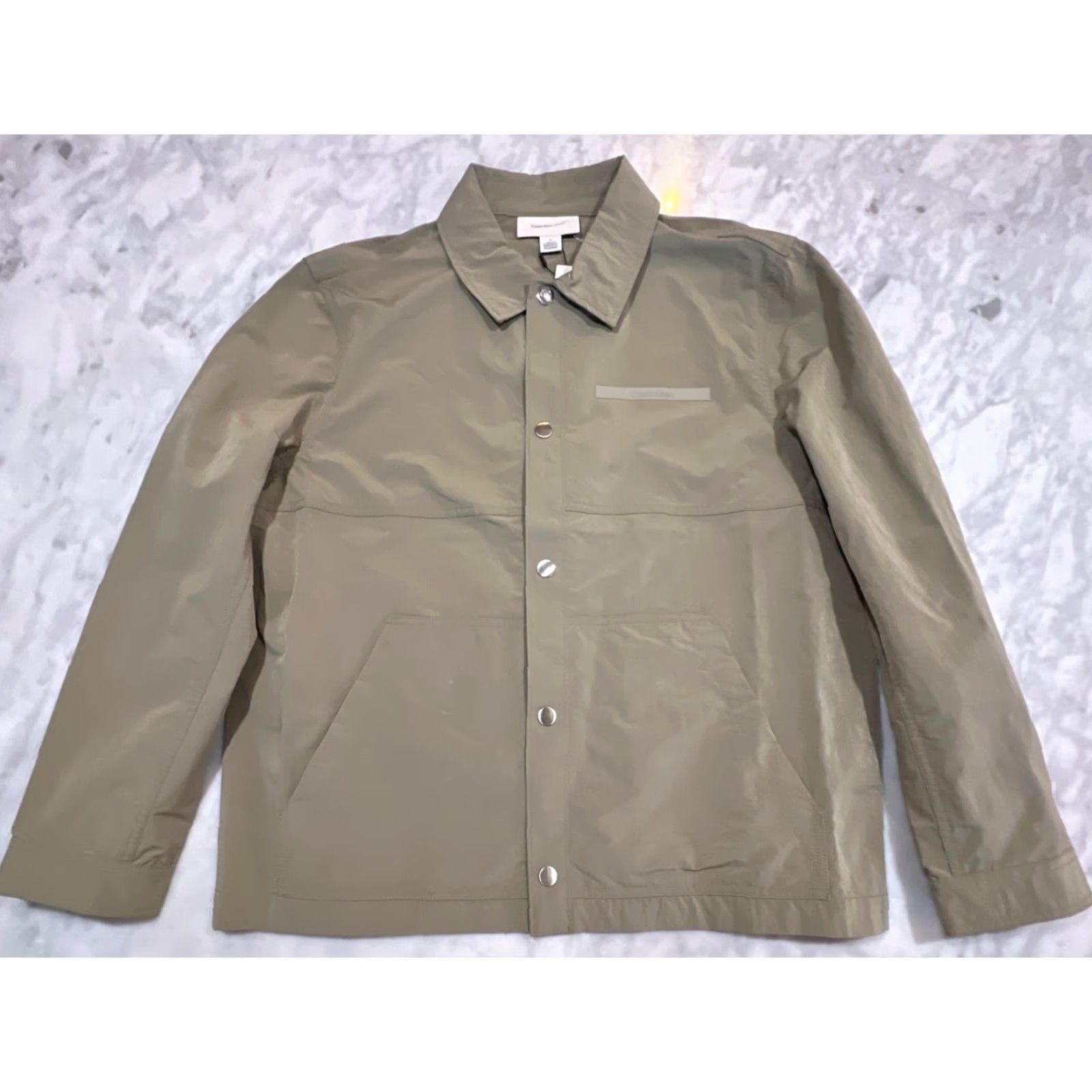 Calvin Klein Calvin Klein Jacket Men’s M Lightweight Wind Water Resistant Pockets Snaps NWT Size US M / EU 48-50 / 2 - 2 Thumbnail