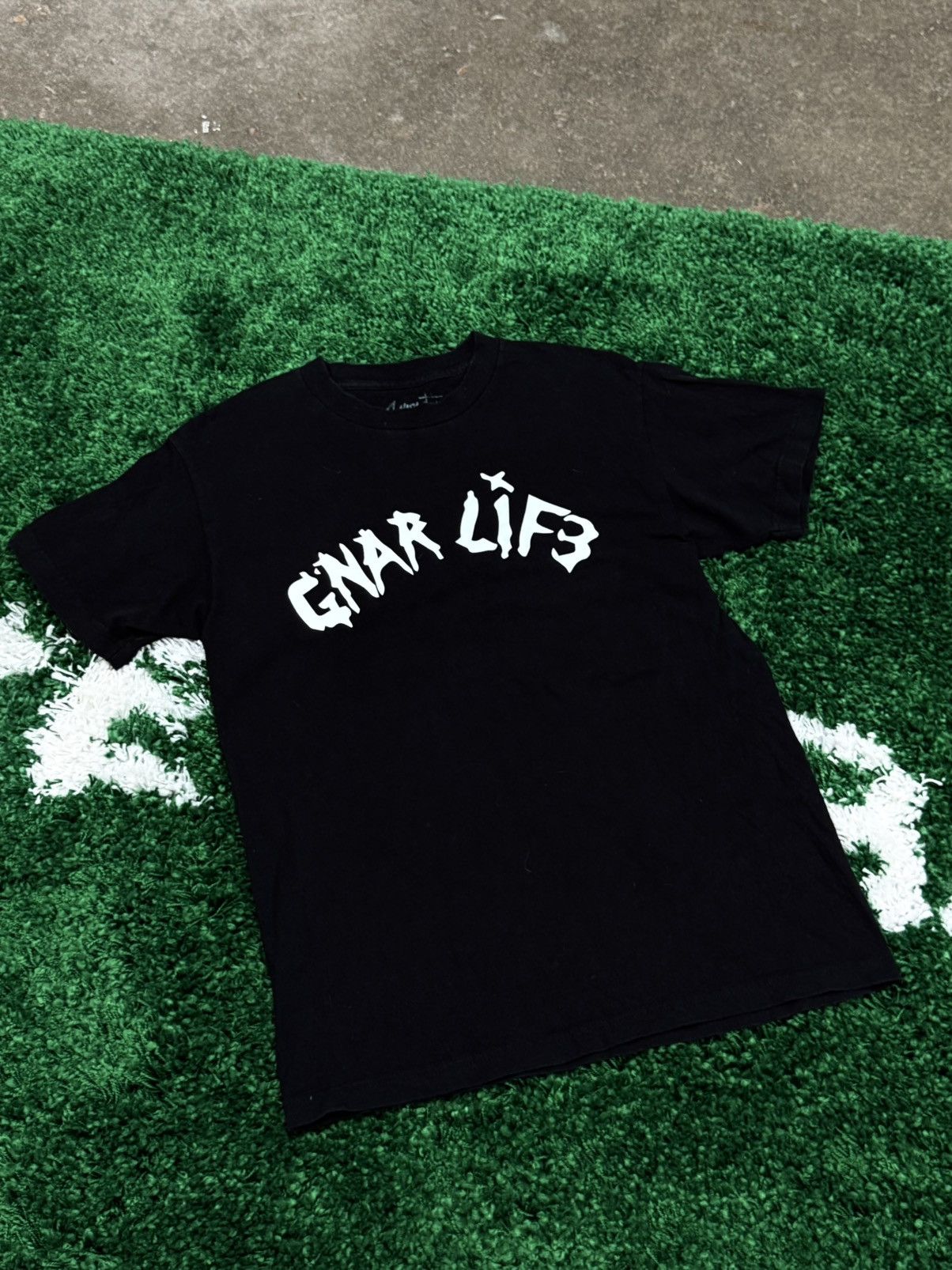 Gnarcotic Gnarcotic Gnar Life Lif3 Star Tee Black Medium Gnar Size US M / EU 48-50 / 2 - 1 Thumbnail