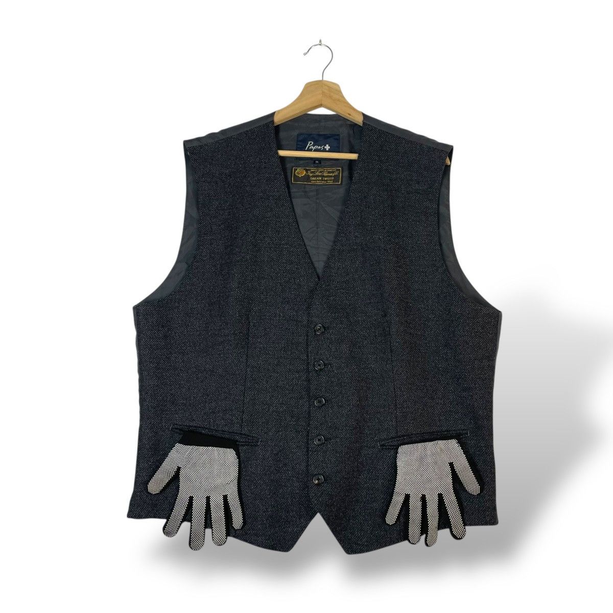 Loro Piana PAPAS LORO PIANA DREAM TWEED WOOL EXTREME VEST Size US XL / EU 56 / 4 - 1 Thumbnail