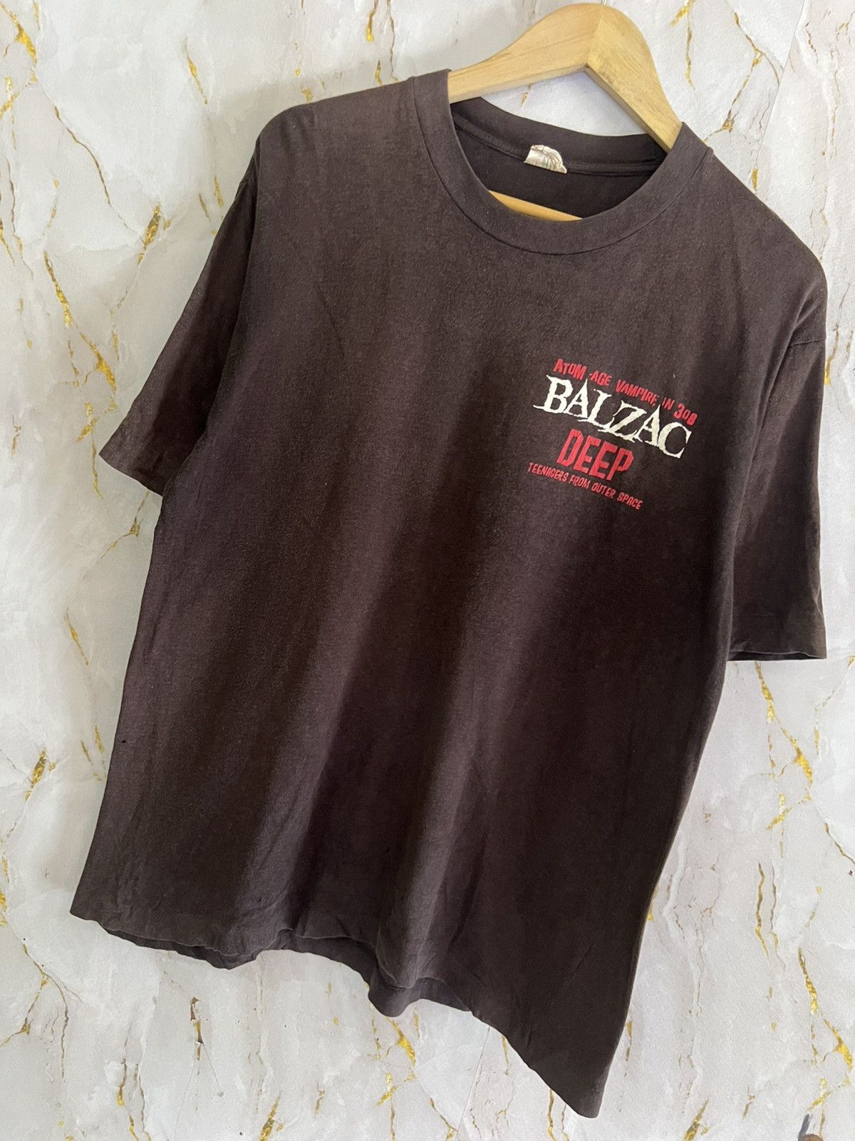 Punk and Yo Vintage Balzac “Deep” Shirt – Japanese Horror Punk Tee Size US L / EU 52-54 / 3 - 5 Thumbnail