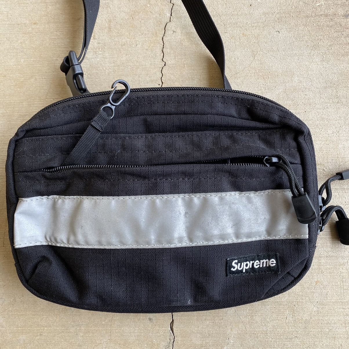 Supreme Supreme Shoudler Bag Black Hi Vis Cordura 3M Reflective 2014 Size ONE SIZE - 4 Thumbnail