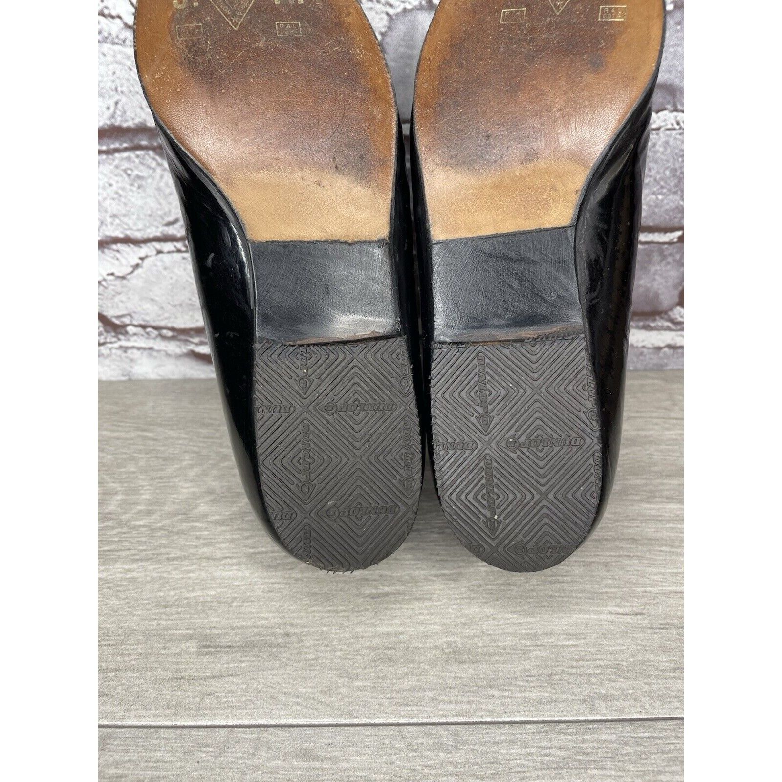 Other Maraolo Black Patent Leather Slip On Loafers Shoes Women Sz Size US 8 / IT 38 - 22 Thumbnail