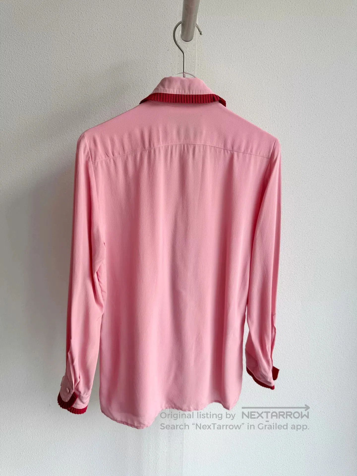 Gucci Gucci Pink Silk Shirt Size 36. Size XS / US 0-2 / IT 36-38 - 3 Thumbnail