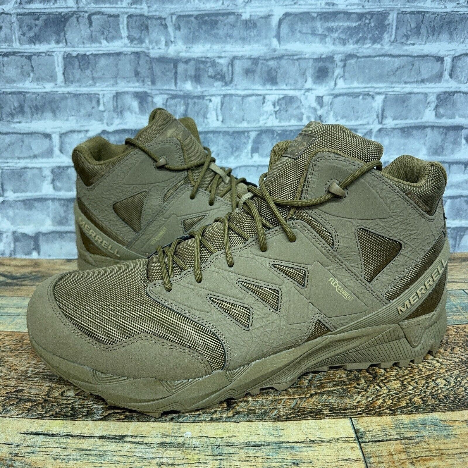 Merrell Merrell Agility Peak Mid Tactical Coyote Brown Boots Mens | Grailed