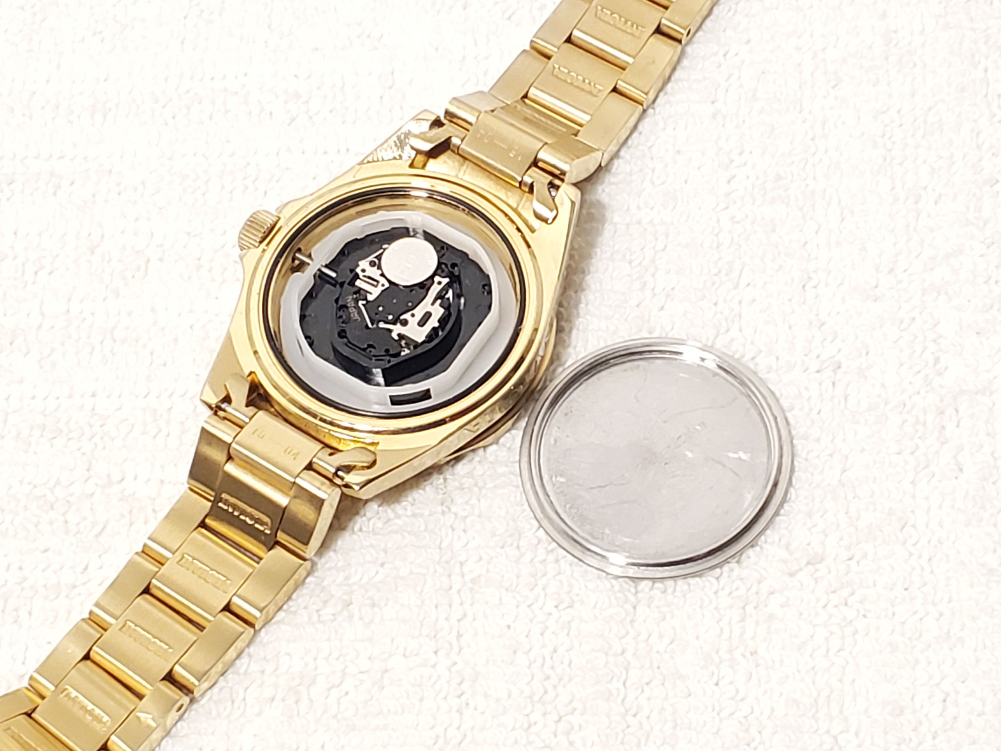 Invicta Invicta Men's Date Black Dial Watch S Steel WR 200 Meters Size 38 - 8 Thumbnail