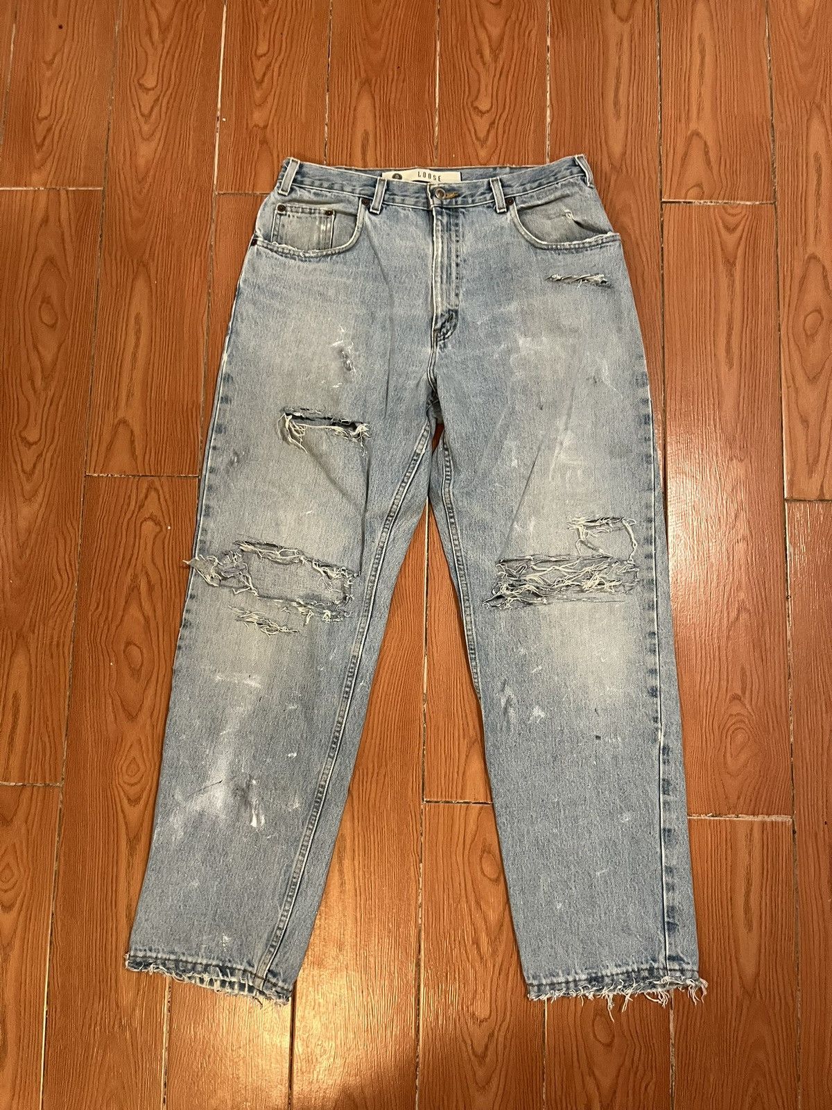 Vintage Vintage Balenciaga style jeans Size US 34 / EU 50 - 1 Thumbnail