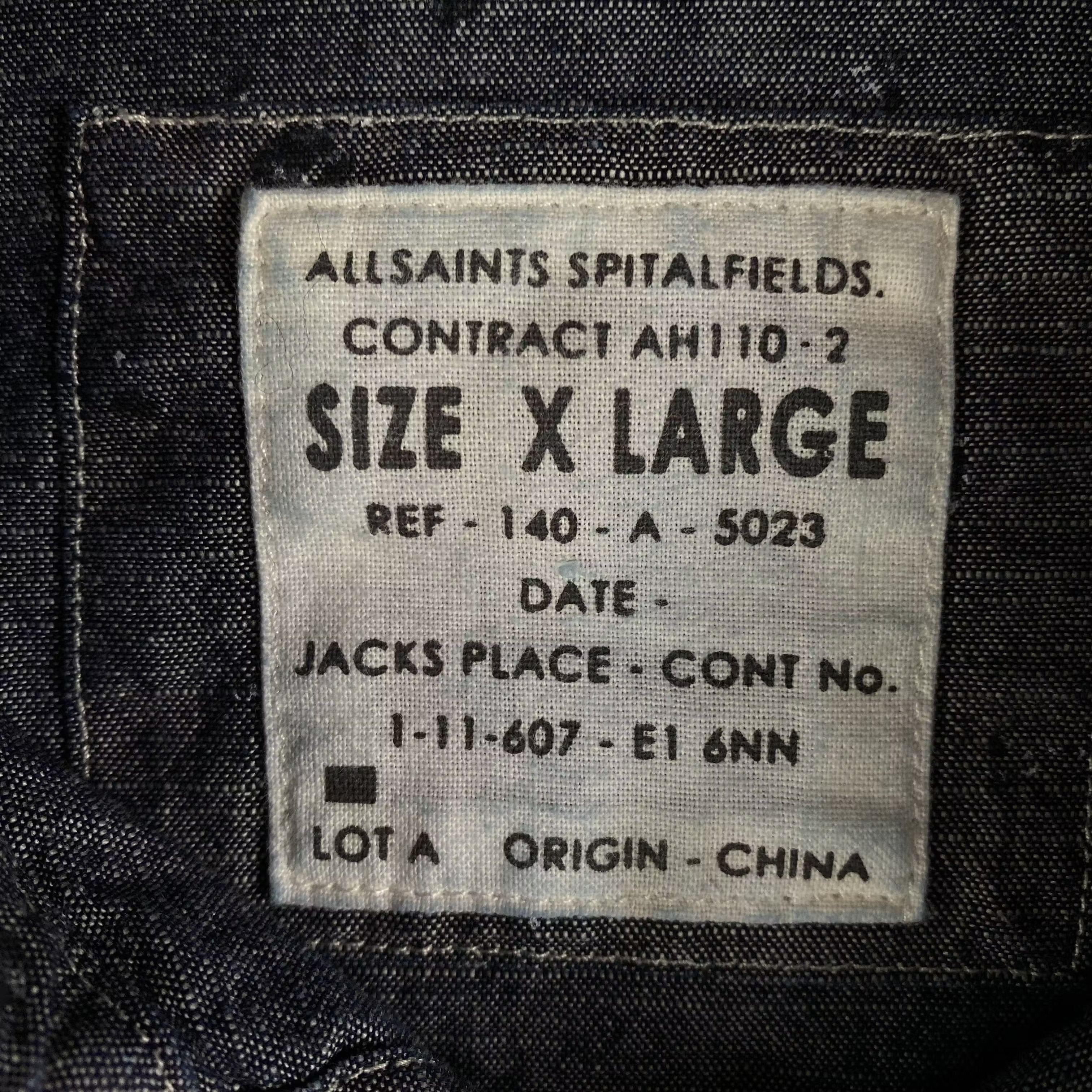 Allsaints Mens Shirt Allsaints Size XL Size US XL / EU 56 / 4 - 4 Thumbnail