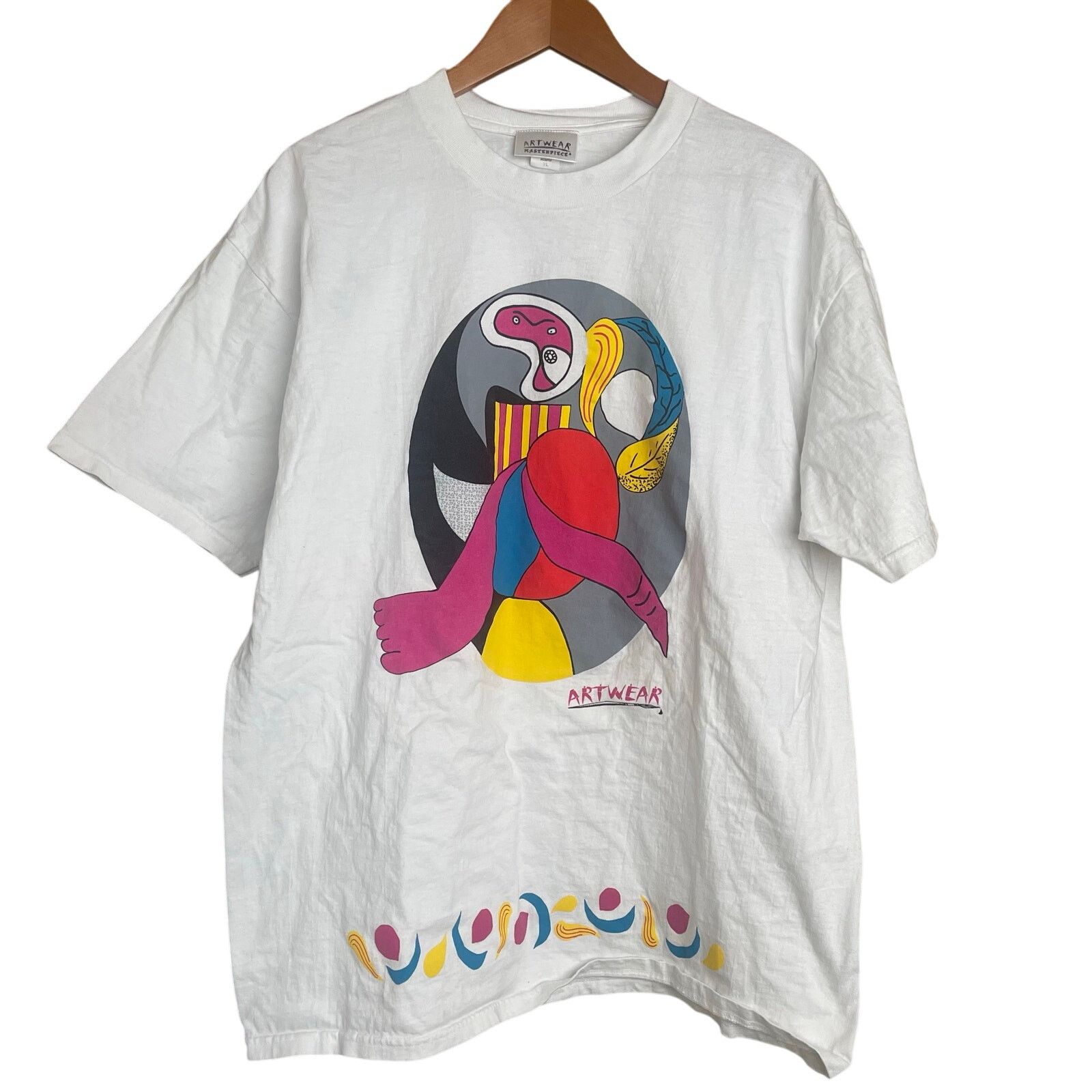Untitled Artworks Vintage Picasso Painting Woman with a Flower Picasso T-Shirt Size US XL / EU 56 / 4 - 1 Thumbnail