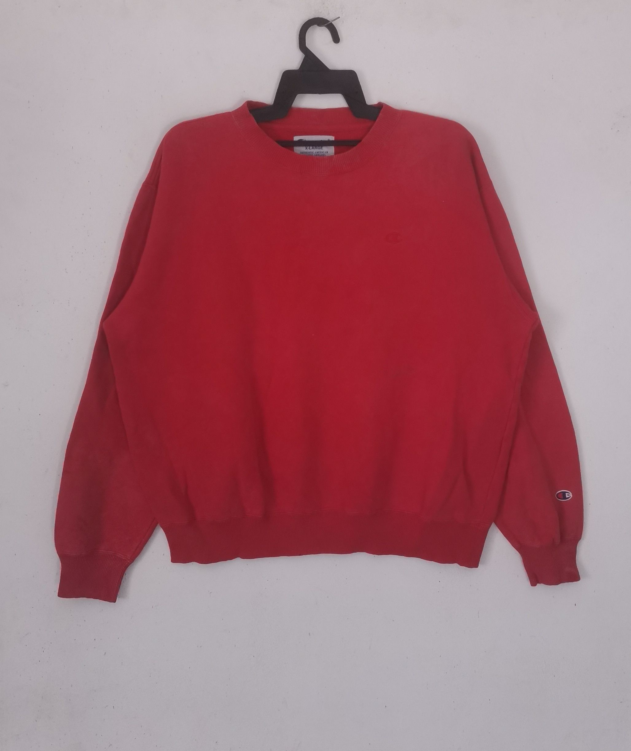 Champion Vintage Rare Vintage Champion sweatshirt red colour Grailed